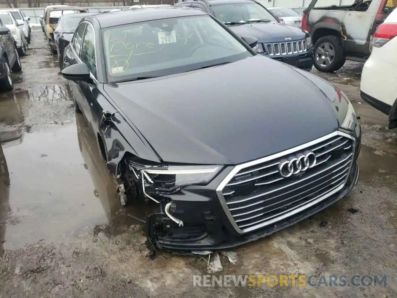 1 Photograph of a damaged car WAUL2AF28KN070001 AUDI A6 2019