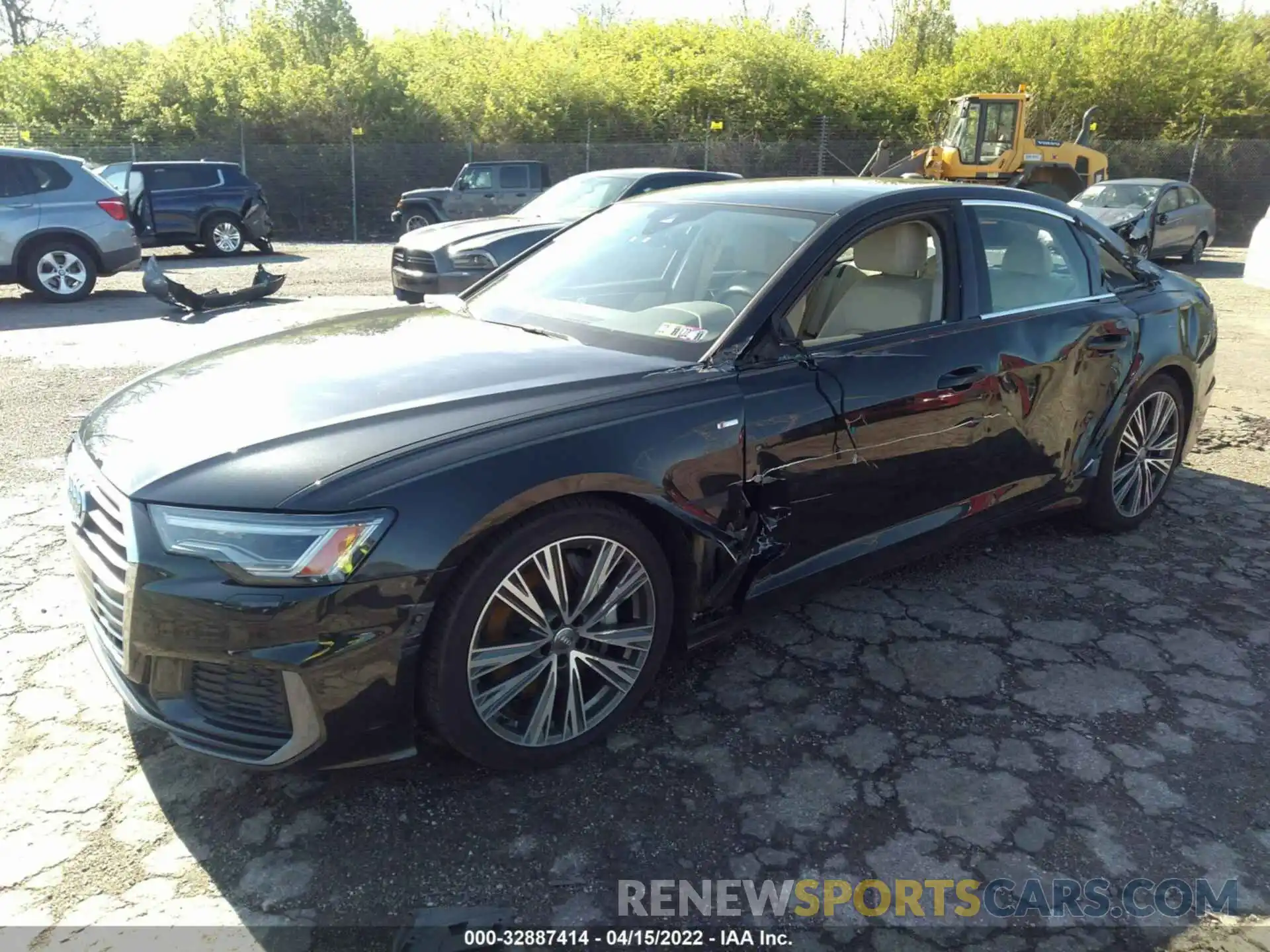 2 Photograph of a damaged car WAUL2AF28KN100842 AUDI A6 2019