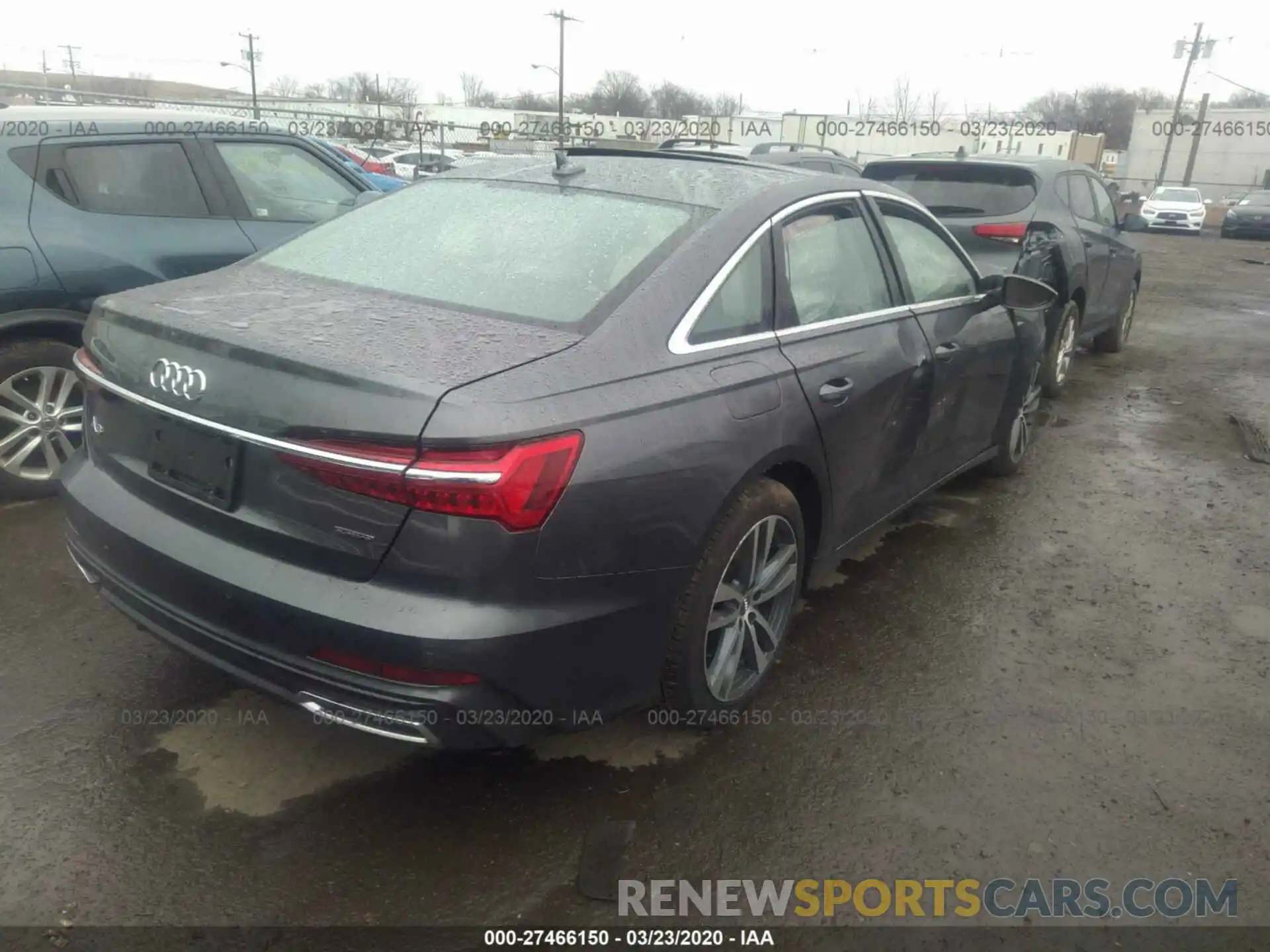 4 Photograph of a damaged car WAUL2AF28KN104986 AUDI A6 2019