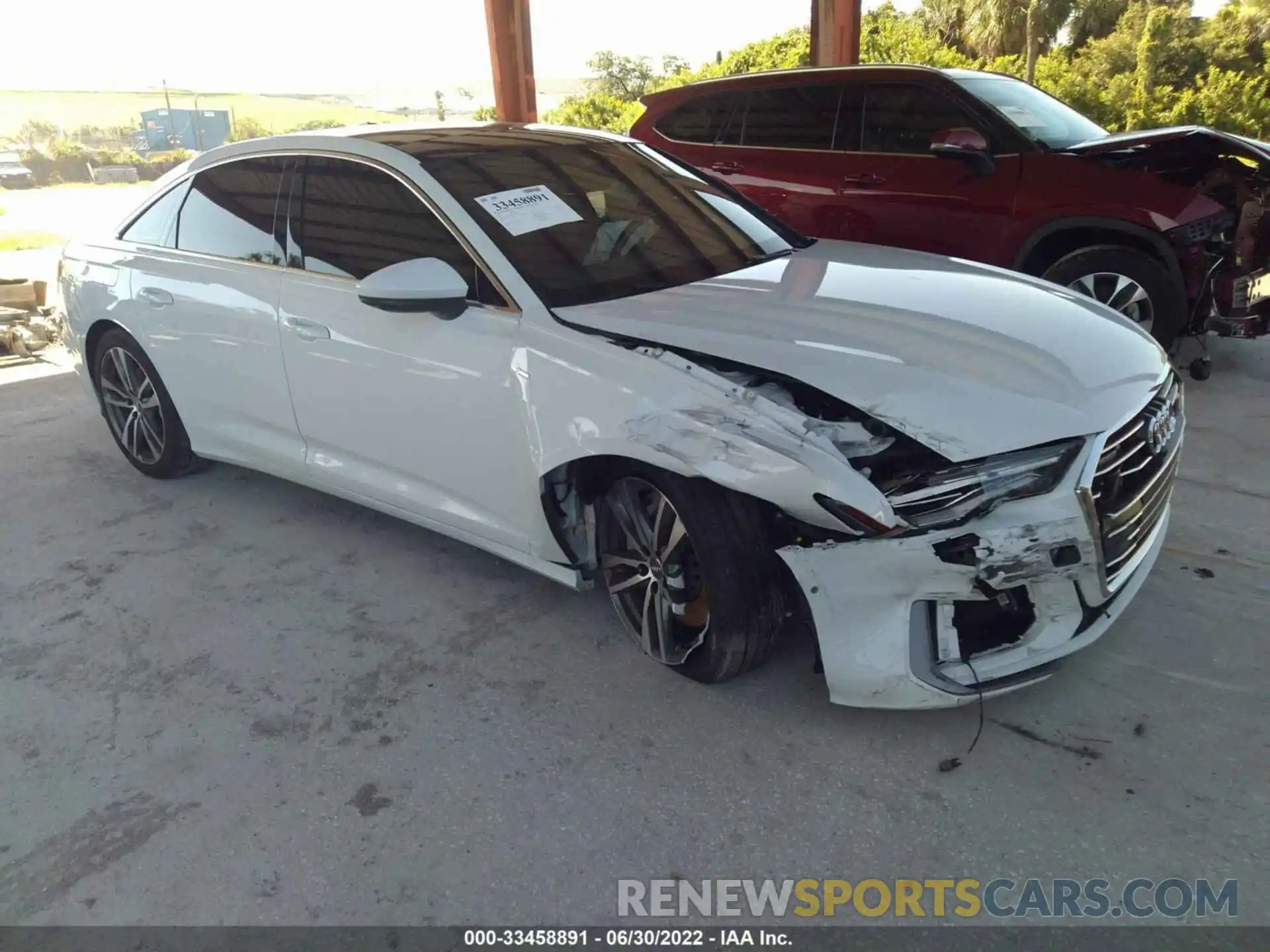 1 Photograph of a damaged car WAUL2AF29KN031286 AUDI A6 2019