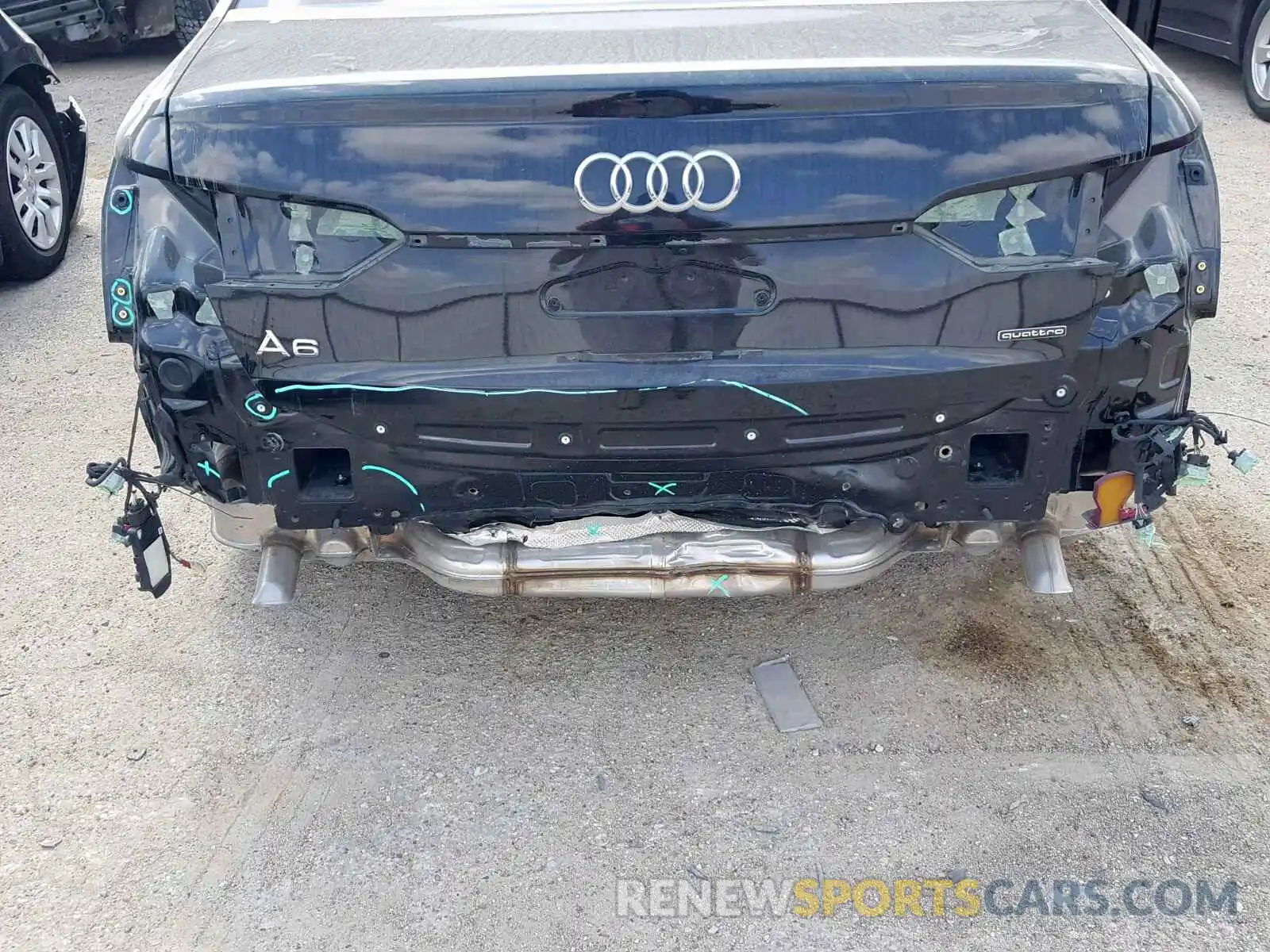 9 Photograph of a damaged car WAUL2AF29KN050467 AUDI A6 2019