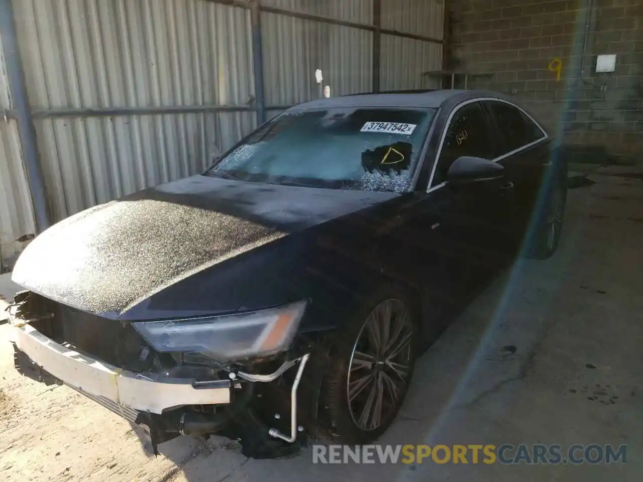 2 Photograph of a damaged car WAUL2AF29KN071545 AUDI A6 2019