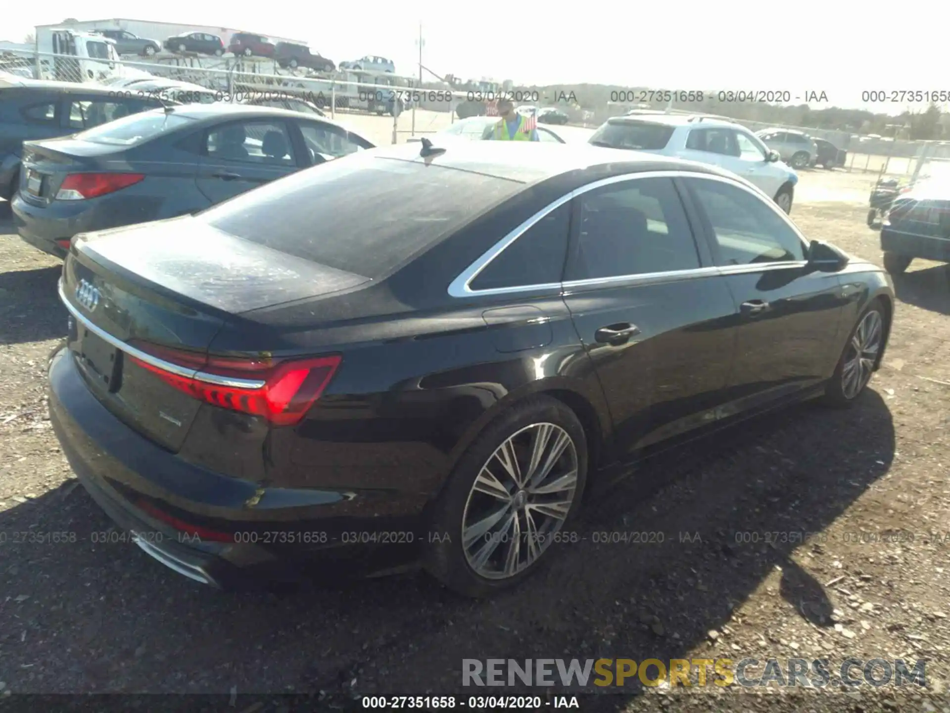 4 Фотография поврежденного автомобиля WAUL2AF29KN089351 AUDI A6 2019