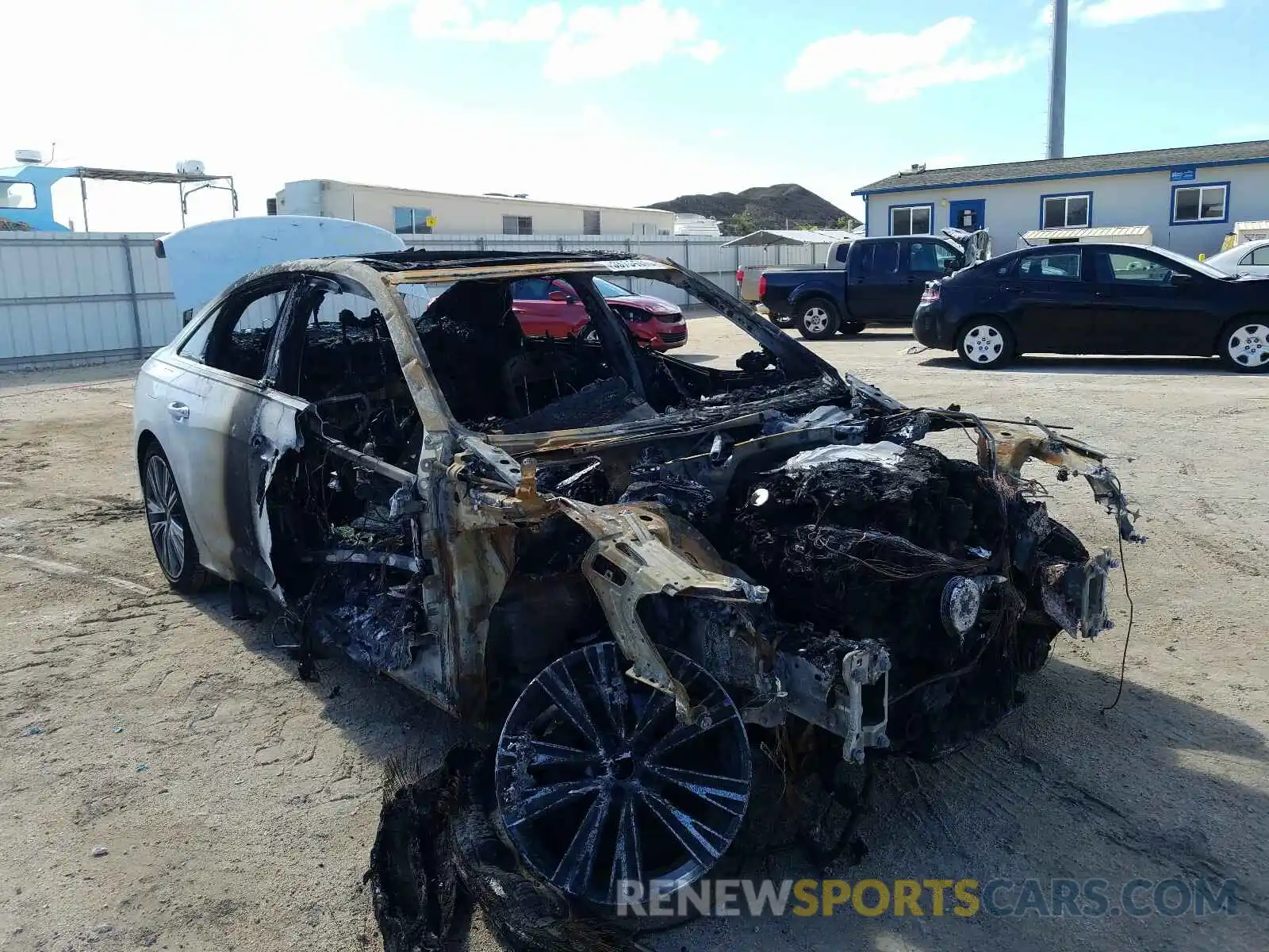 1 Photograph of a damaged car WAUL2AF29KN106374 AUDI A6 2019