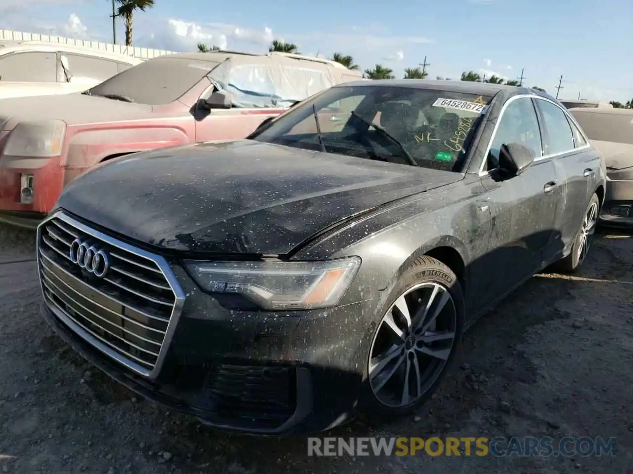 2 Photograph of a damaged car WAUL2AF29KN108979 AUDI A6 2019