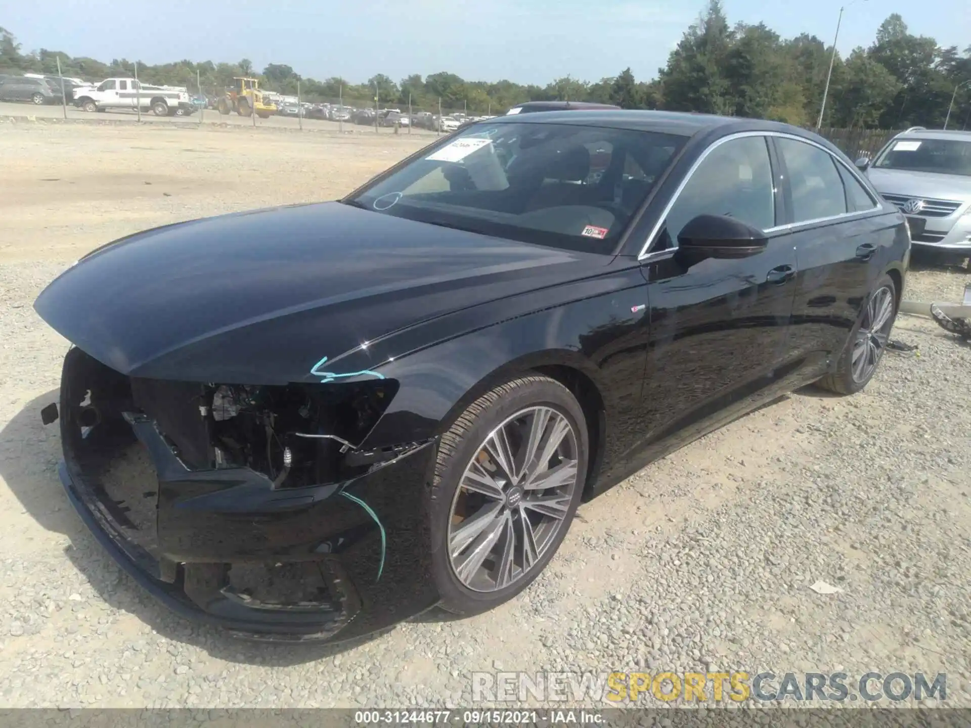 2 Photograph of a damaged car WAUL2AF29KN132408 AUDI A6 2019