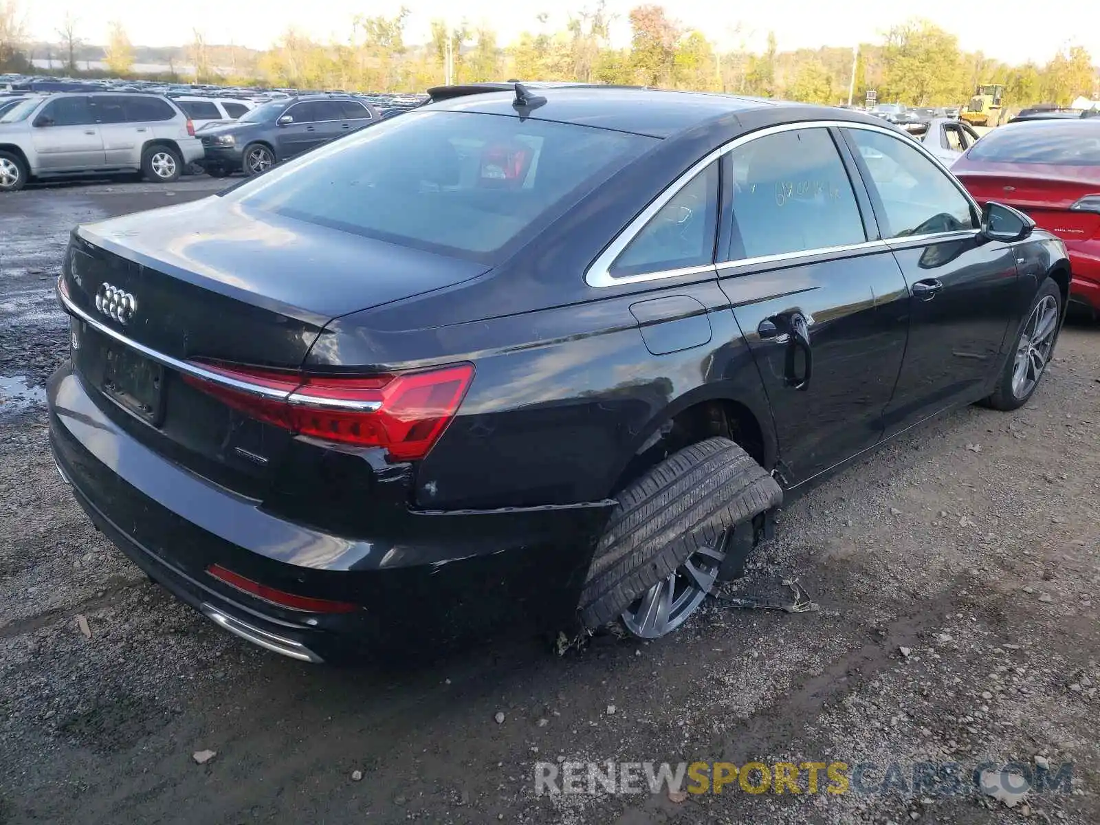 4 Photograph of a damaged car WAUL2AF2XKN027621 AUDI A6 2019