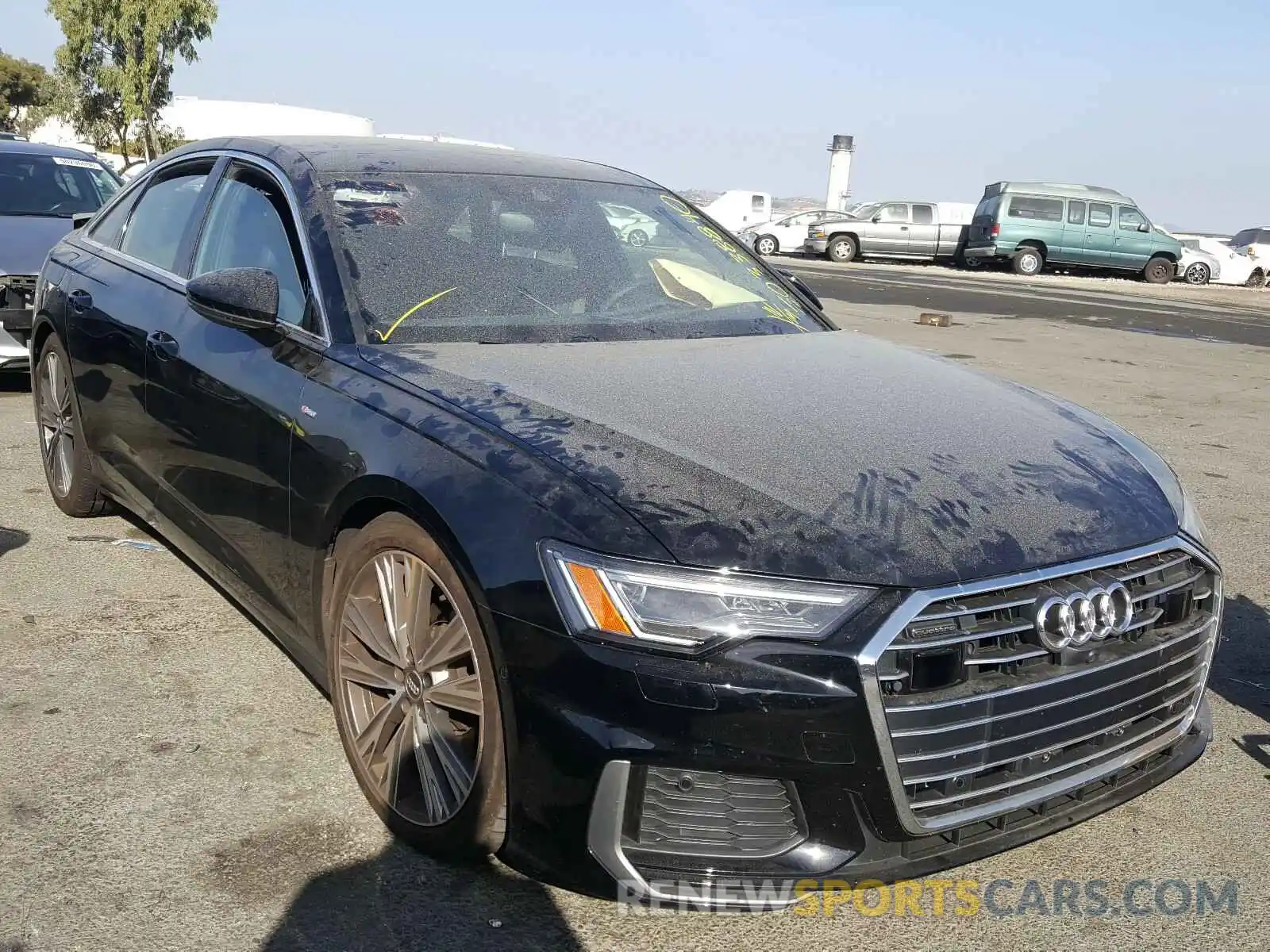 1 Photograph of a damaged car WAUL2AF2XKN044614 AUDI A6 2019