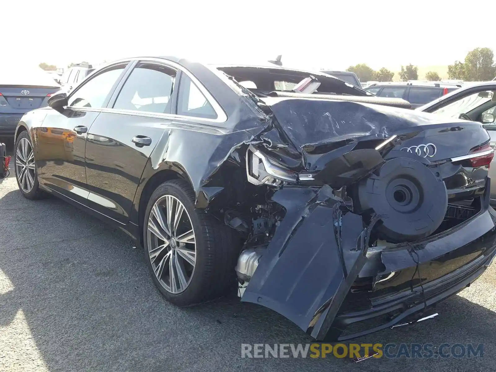 3 Photograph of a damaged car WAUL2AF2XKN044614 AUDI A6 2019