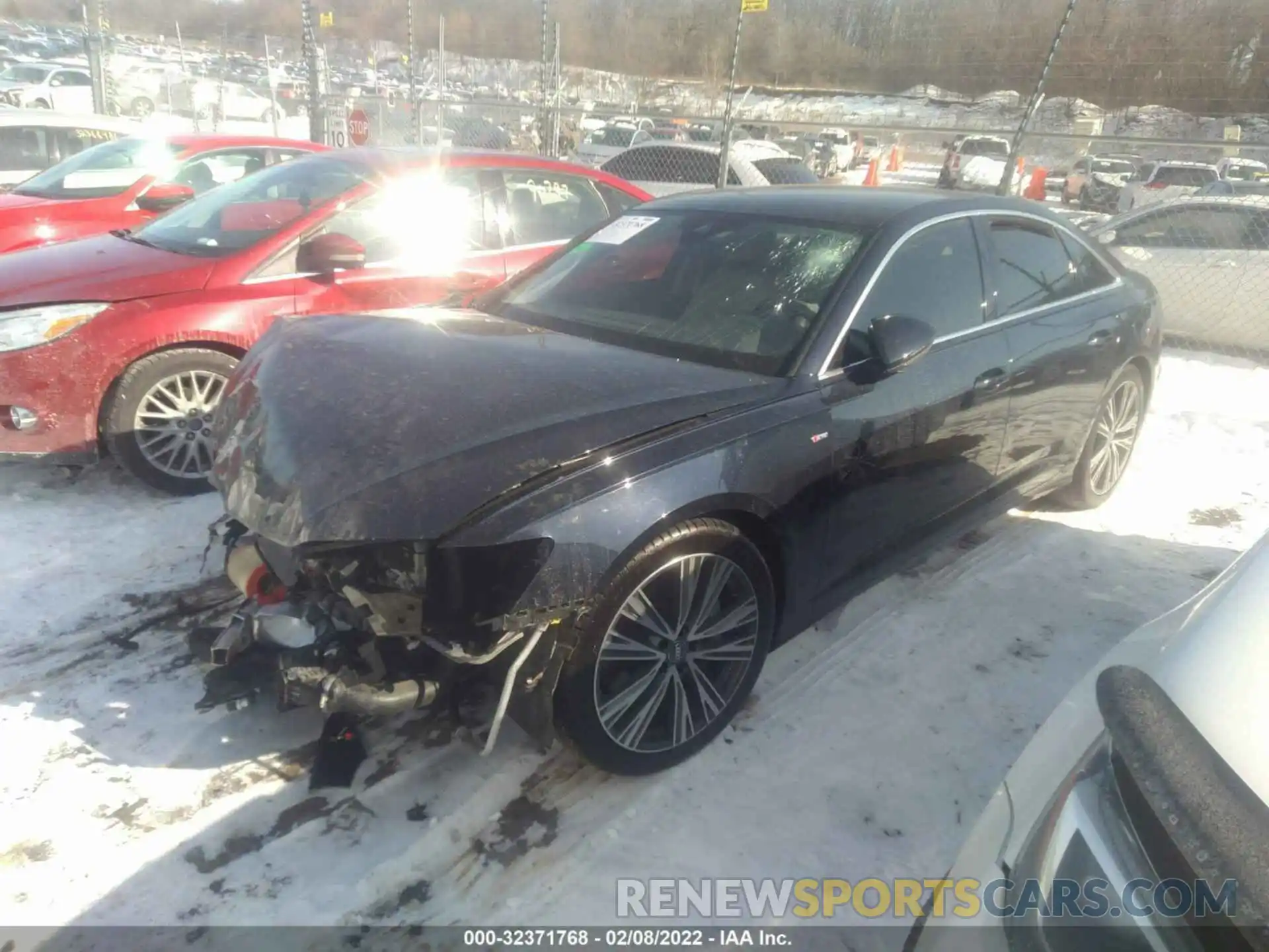 2 Photograph of a damaged car WAUL2AF2XKN054687 AUDI A6 2019