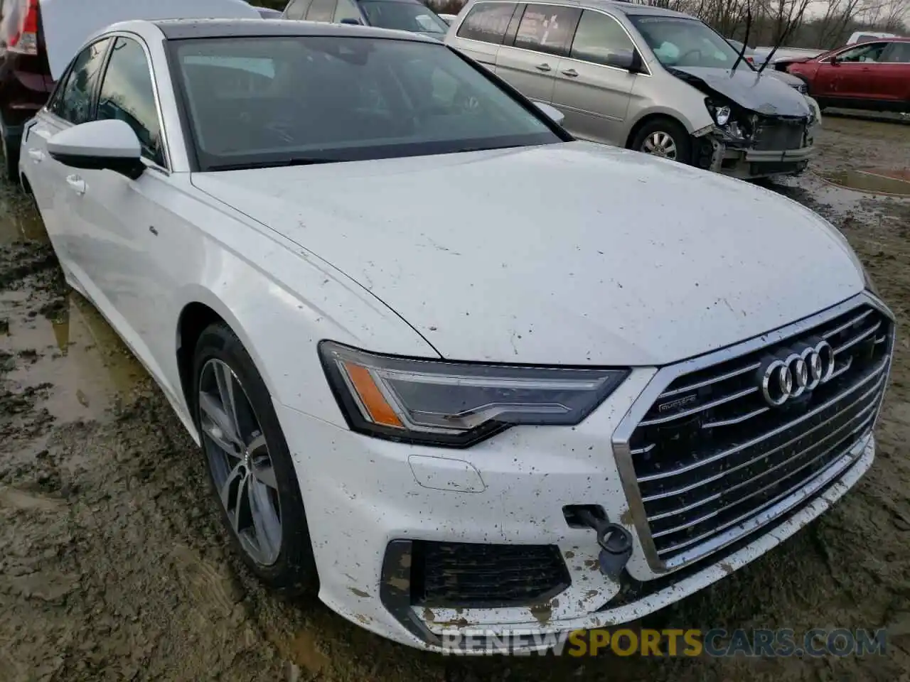 1 Photograph of a damaged car WAUL2AF2XKN054818 AUDI A6 2019