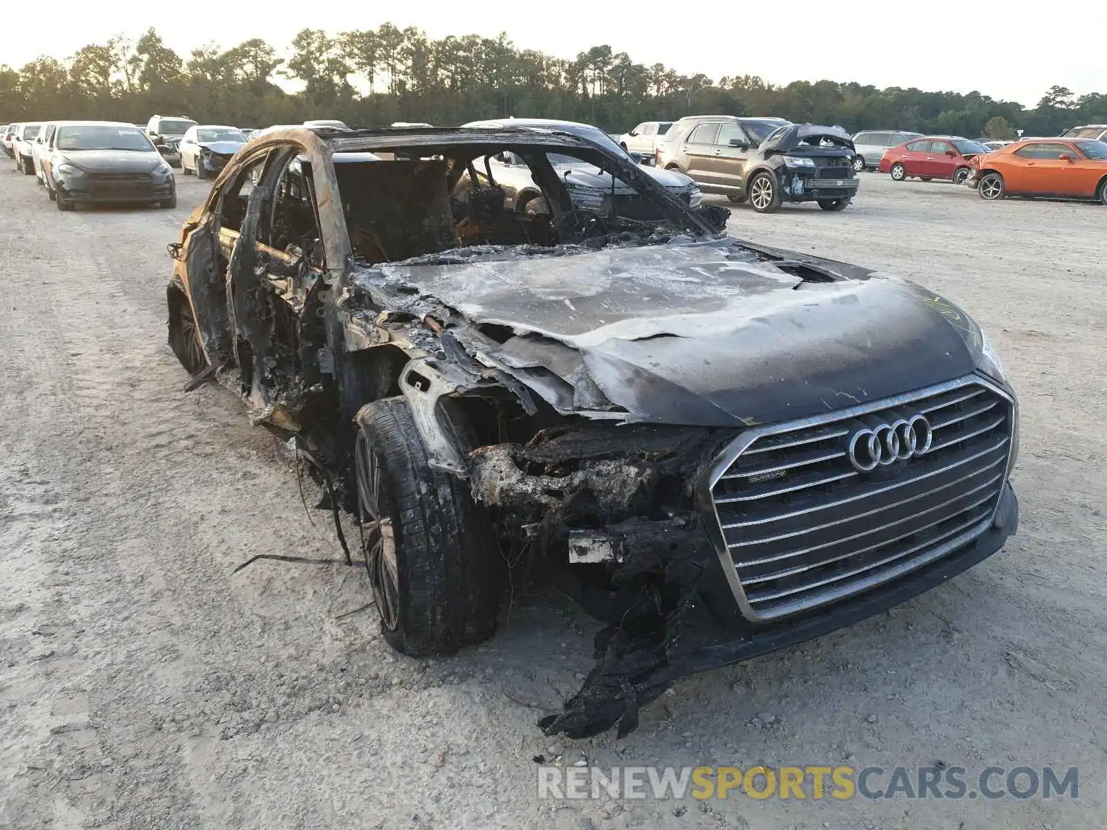 1 Photograph of a damaged car WAUL2AF2XKN058951 AUDI A6 2019