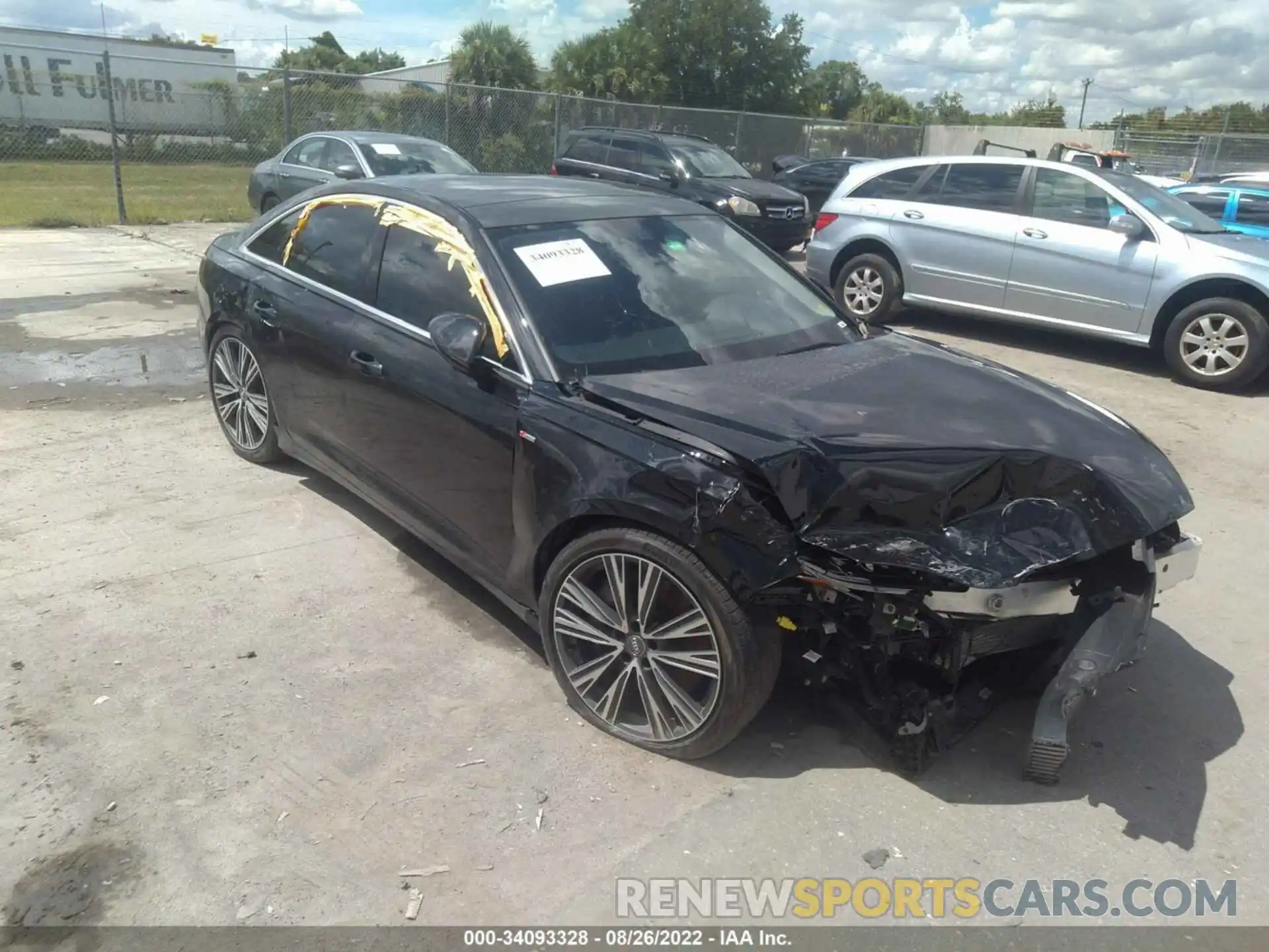 1 Photograph of a damaged car WAUL2AF2XKN065091 AUDI A6 2019