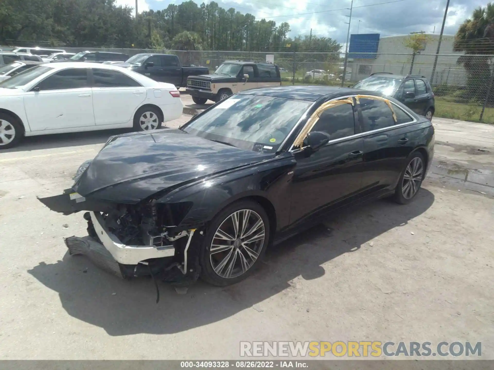 2 Photograph of a damaged car WAUL2AF2XKN065091 AUDI A6 2019