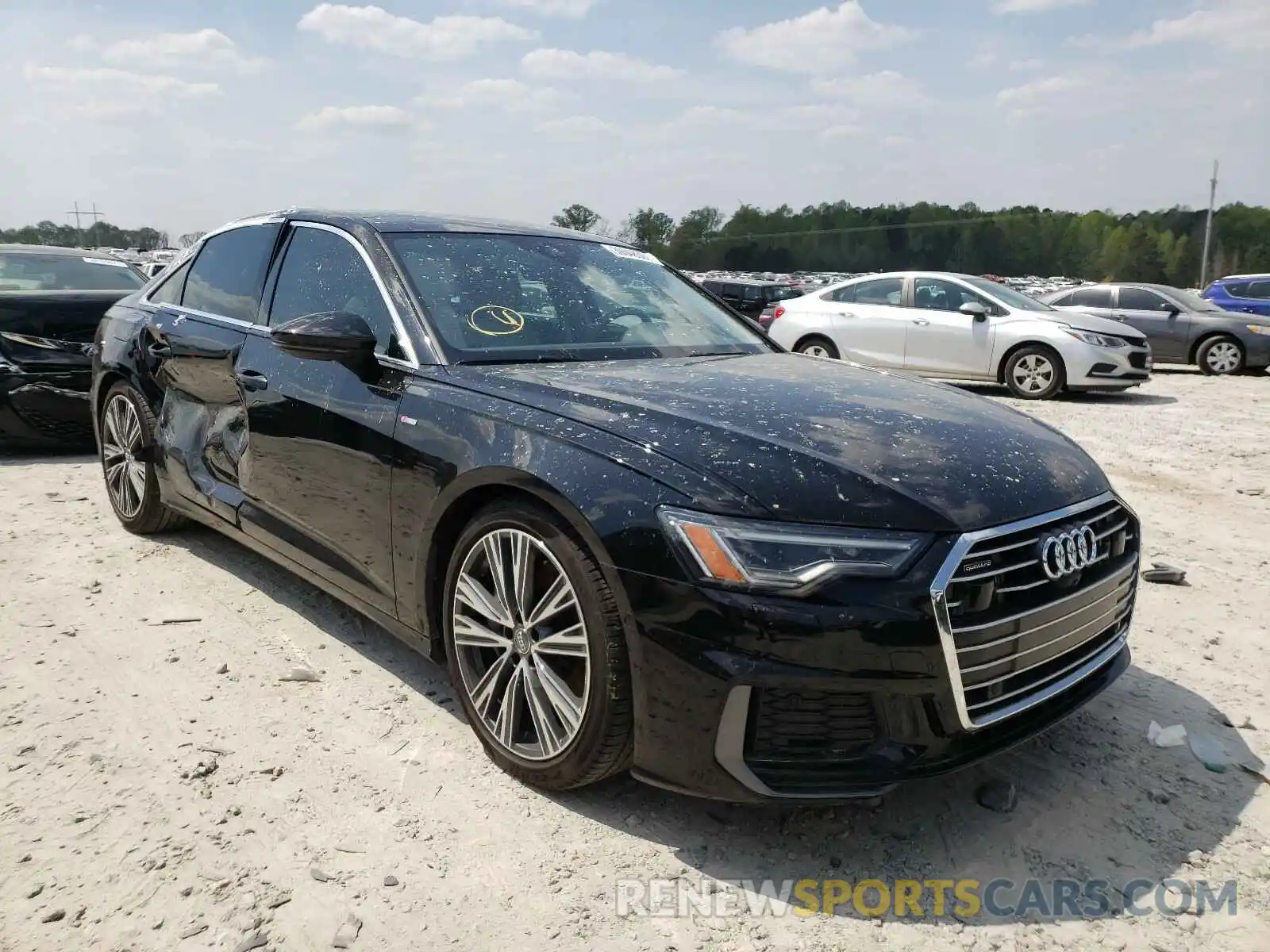 1 Photograph of a damaged car WAUL2AF2XKN084935 AUDI A6 2019