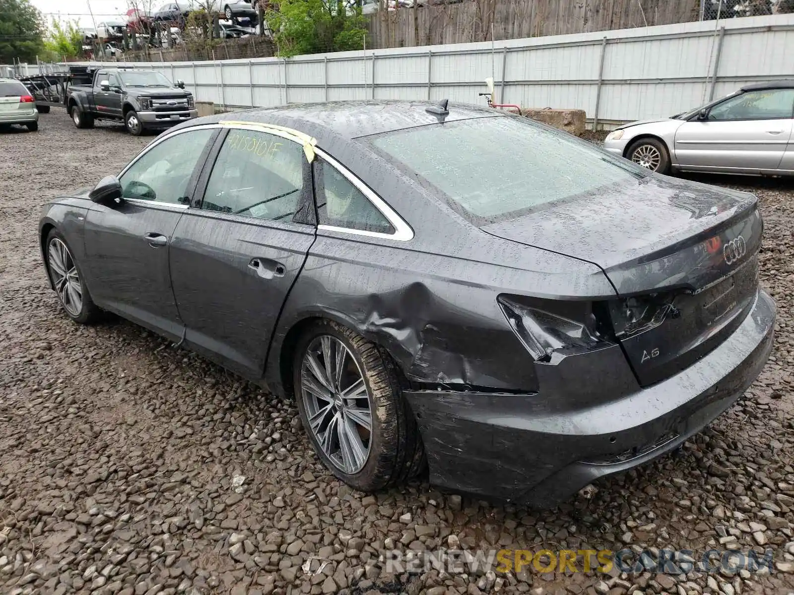 3 Фотография поврежденного автомобиля WAUL2AF2XKN116590 AUDI A6 2019