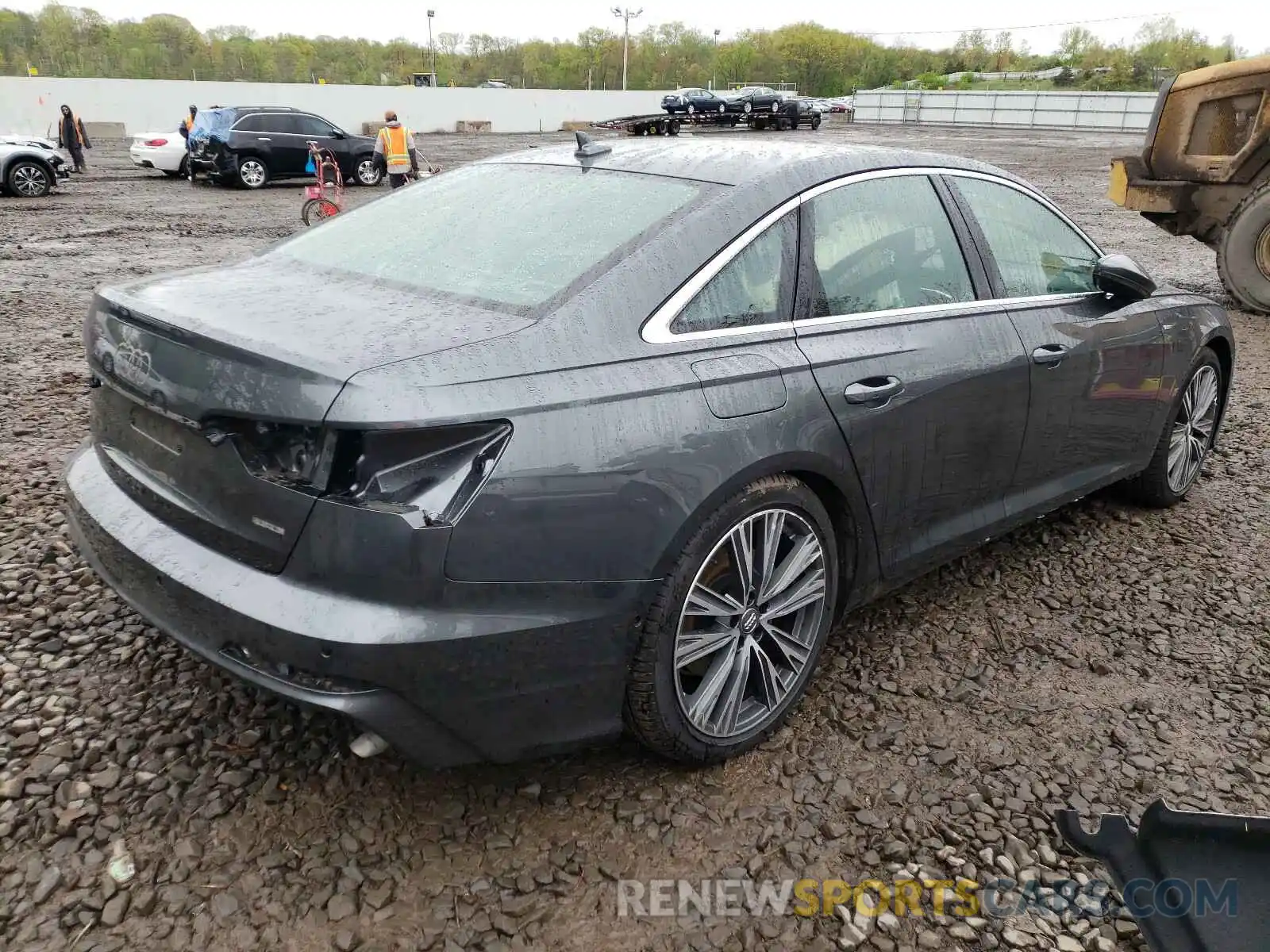 4 Photograph of a damaged car WAUL2AF2XKN116590 AUDI A6 2019