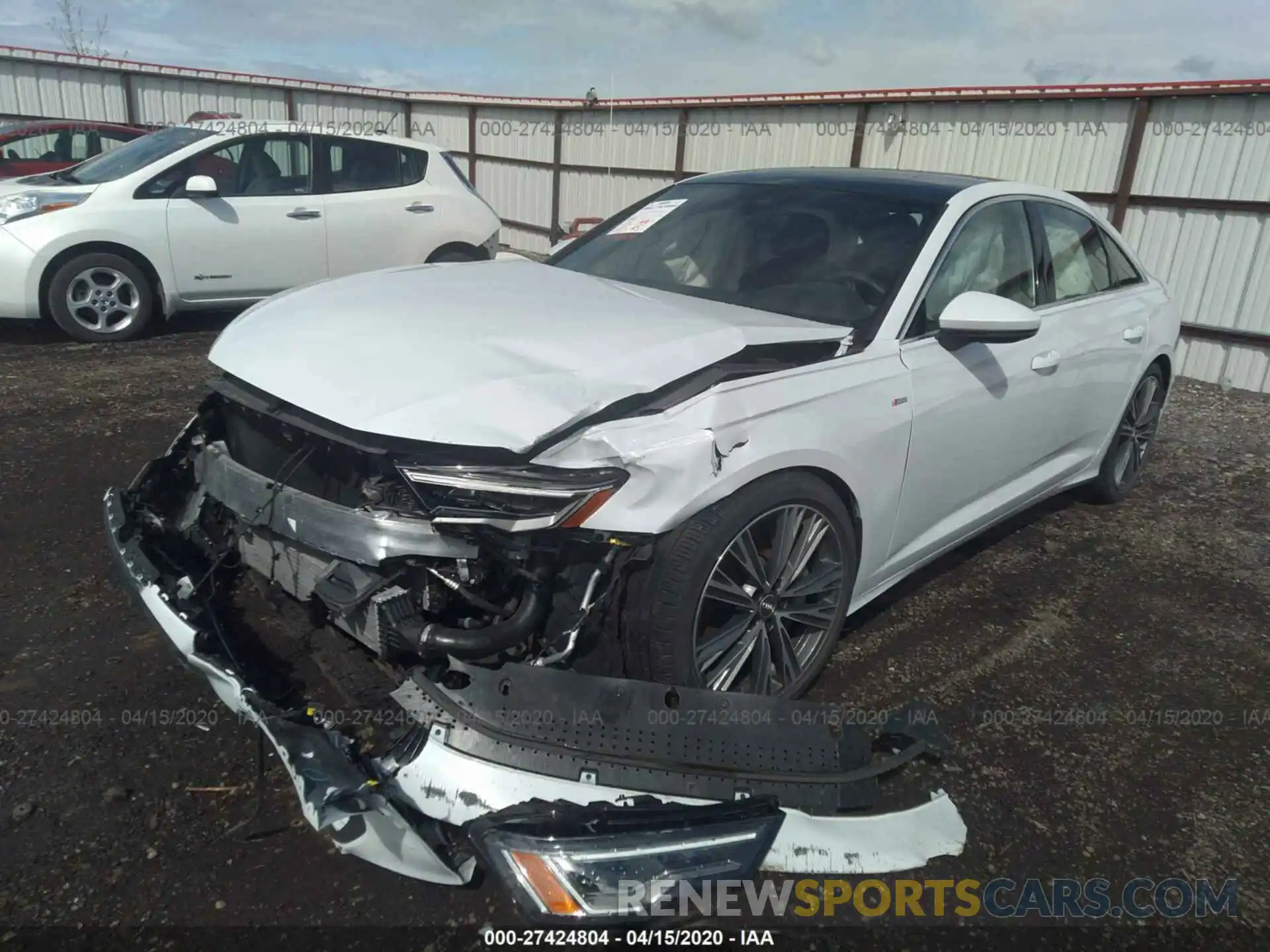 2 Photograph of a damaged car WAUL2BF22KN078293 AUDI A6 2019