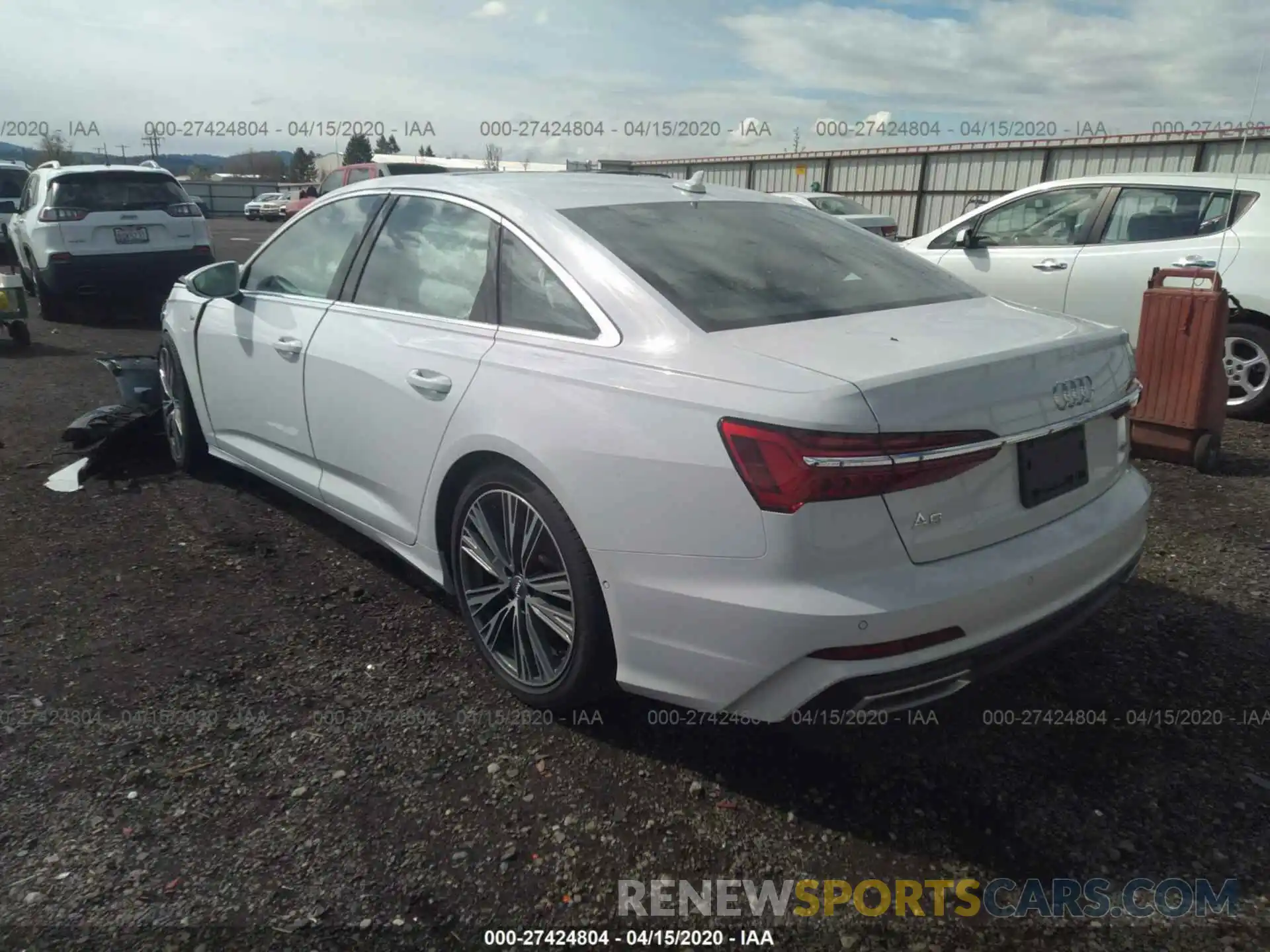 3 Photograph of a damaged car WAUL2BF22KN078293 AUDI A6 2019