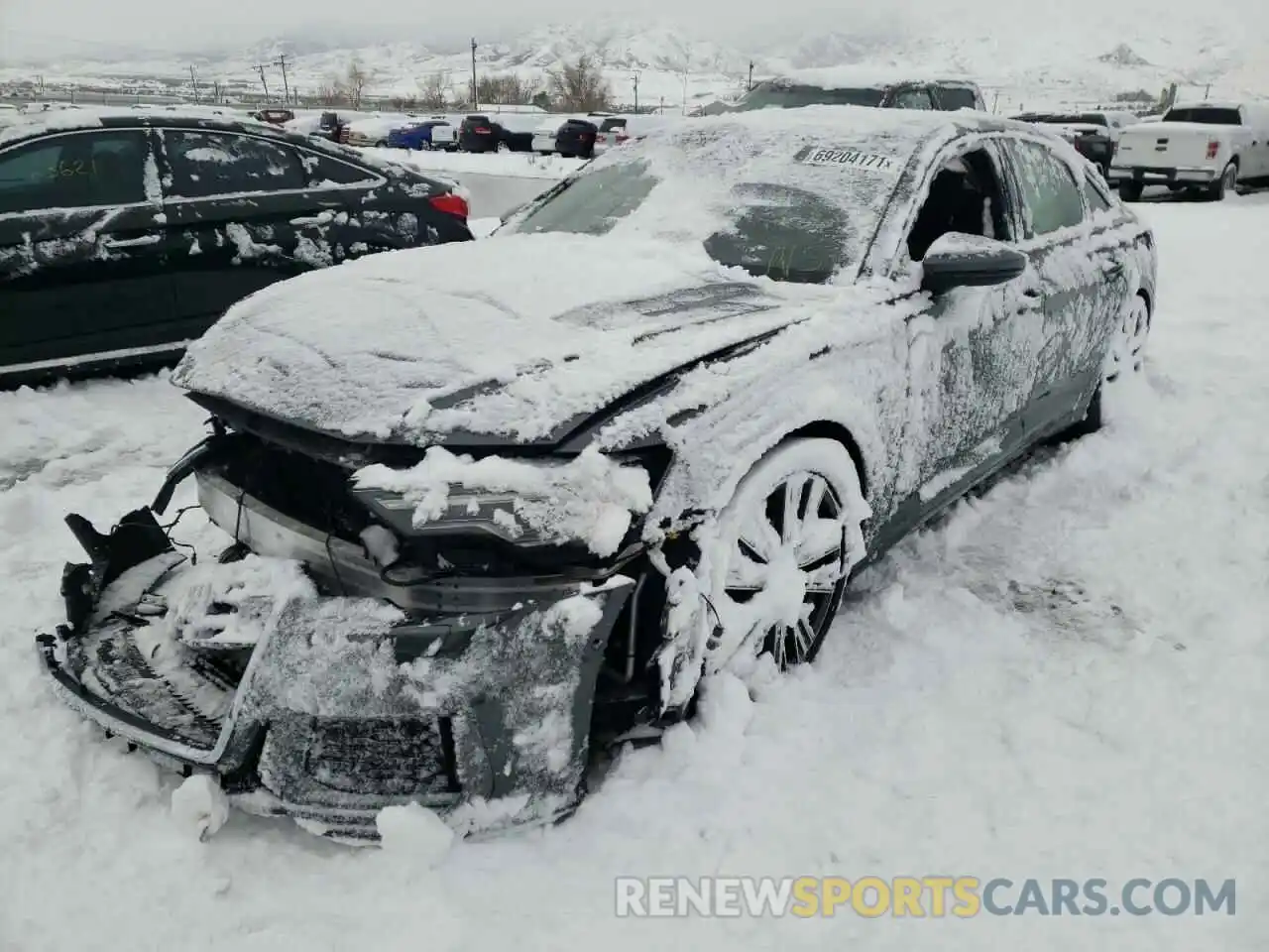 2 Photograph of a damaged car WAUL2BF26KN096277 AUDI A6 2019