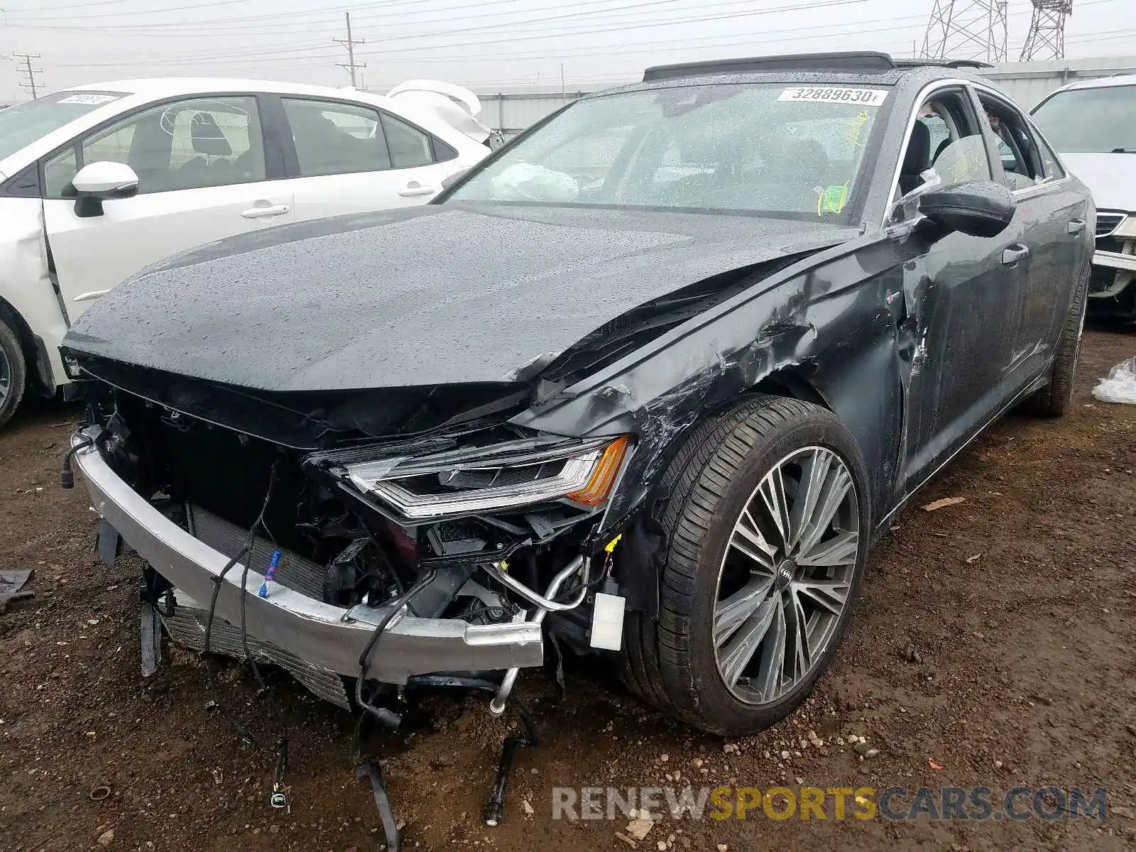 2 Photograph of a damaged car WAUM2AF21KN052363 AUDI A6 2019