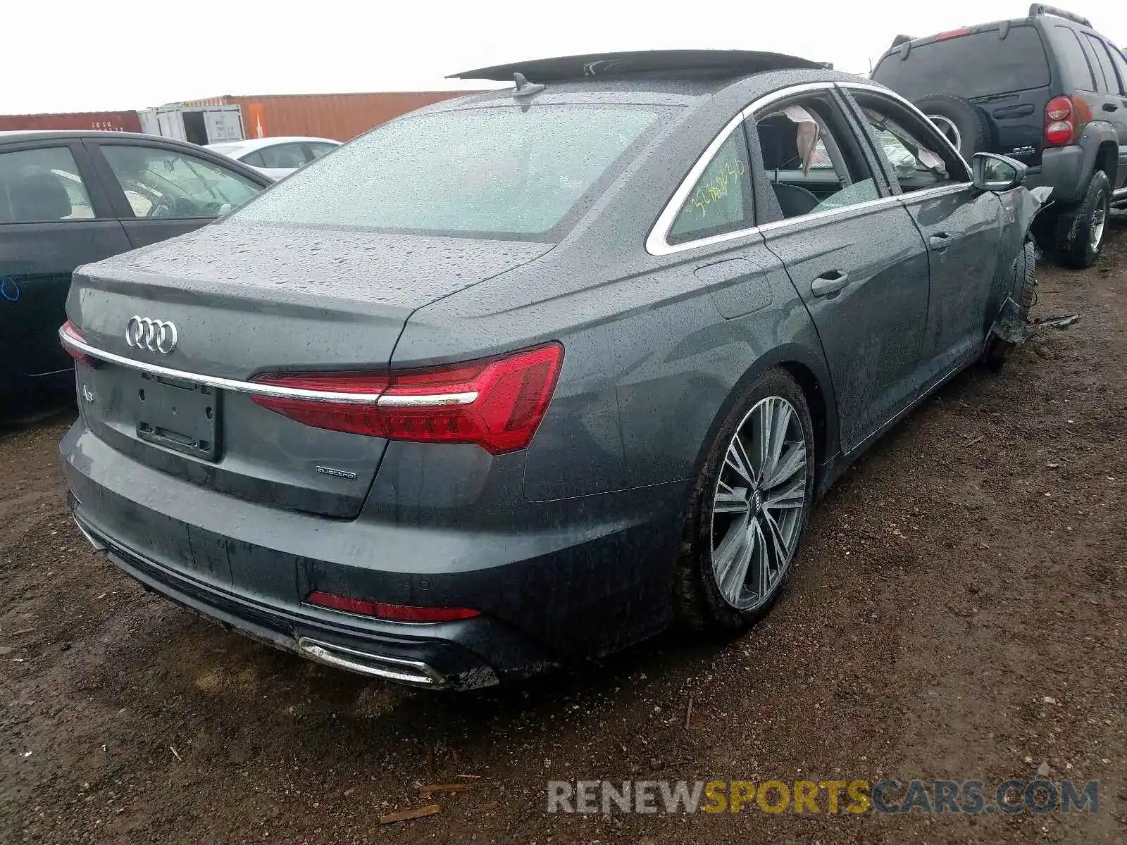 4 Фотография поврежденного автомобиля WAUM2AF21KN052363 AUDI A6 2019