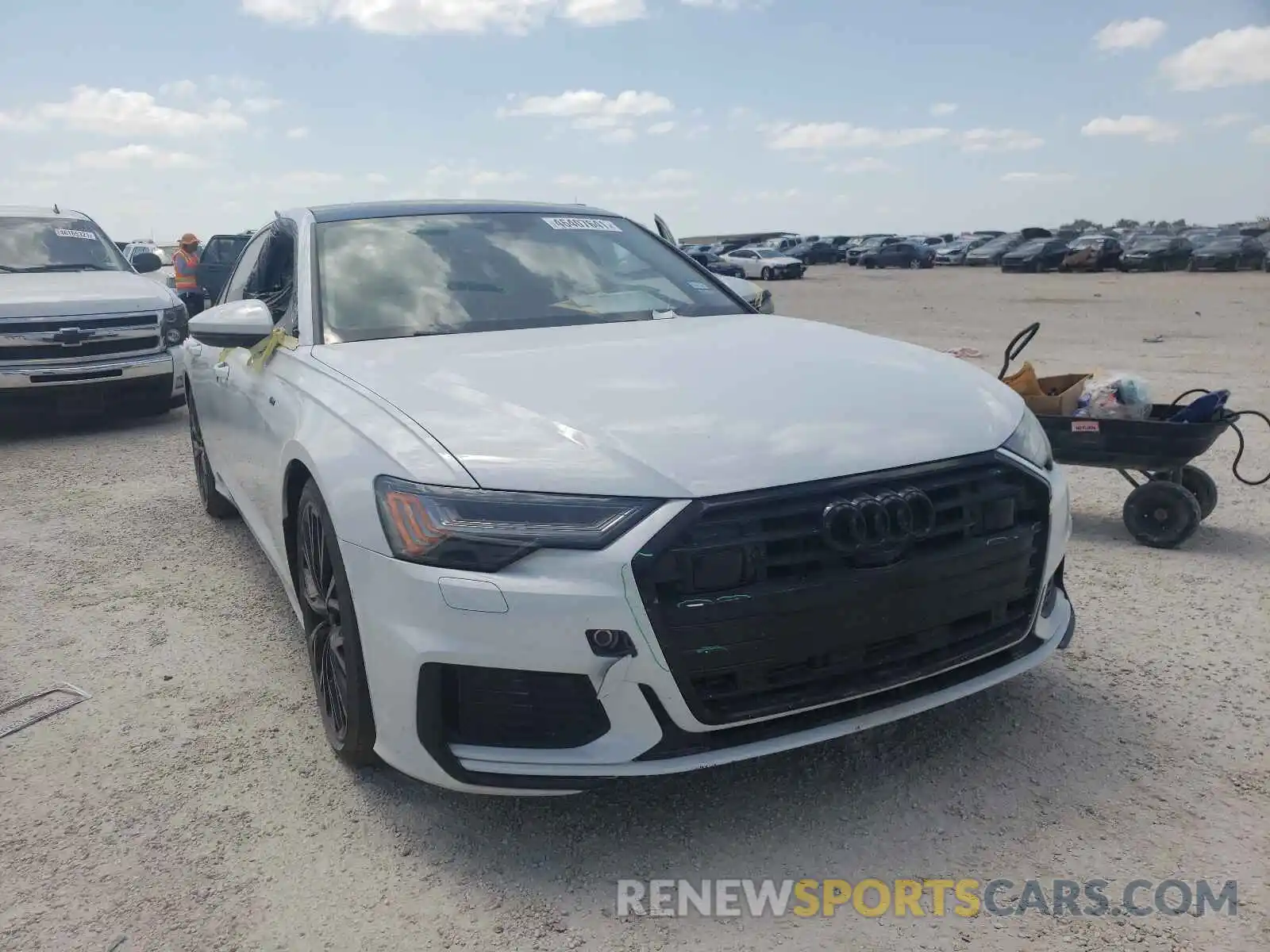 1 Photograph of a damaged car WAUM2AF21KN053187 AUDI A6 2019