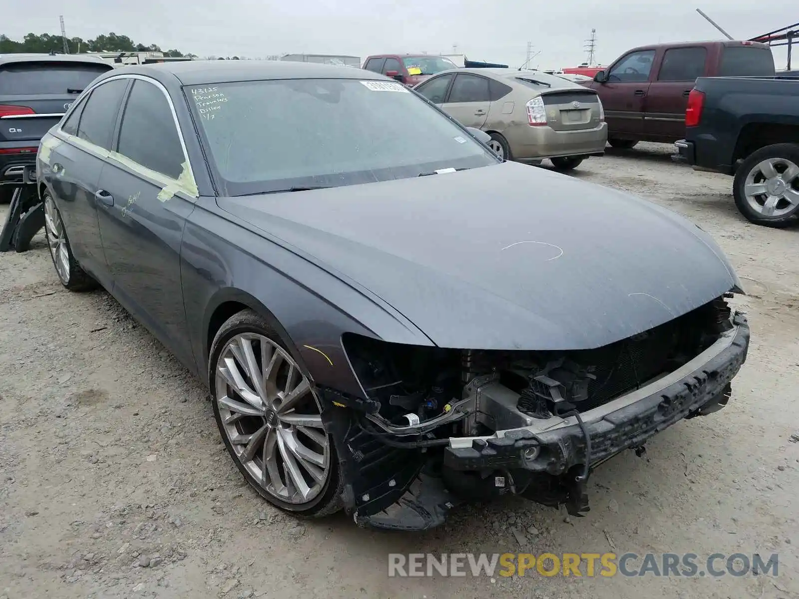 1 Photograph of a damaged car WAUM2AF21KN053495 AUDI A6 2019