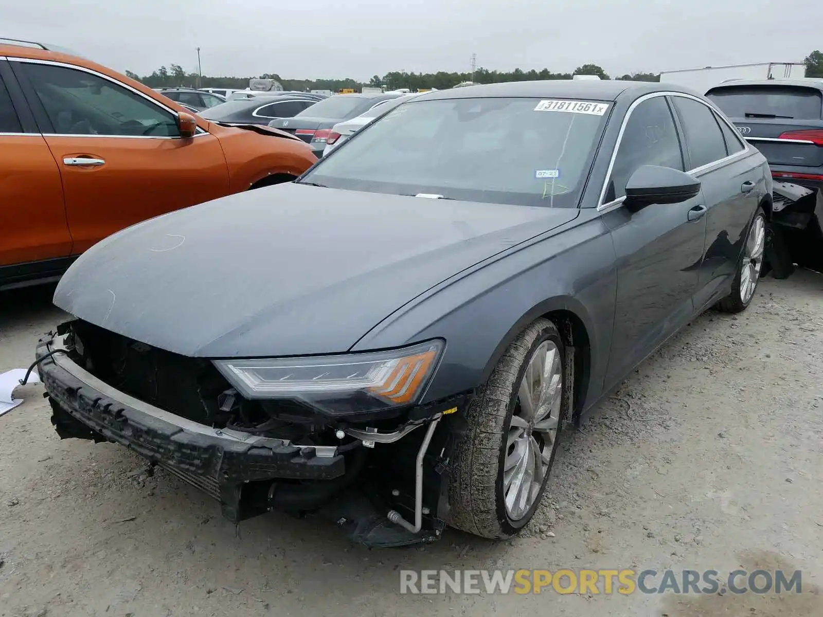 2 Photograph of a damaged car WAUM2AF21KN053495 AUDI A6 2019