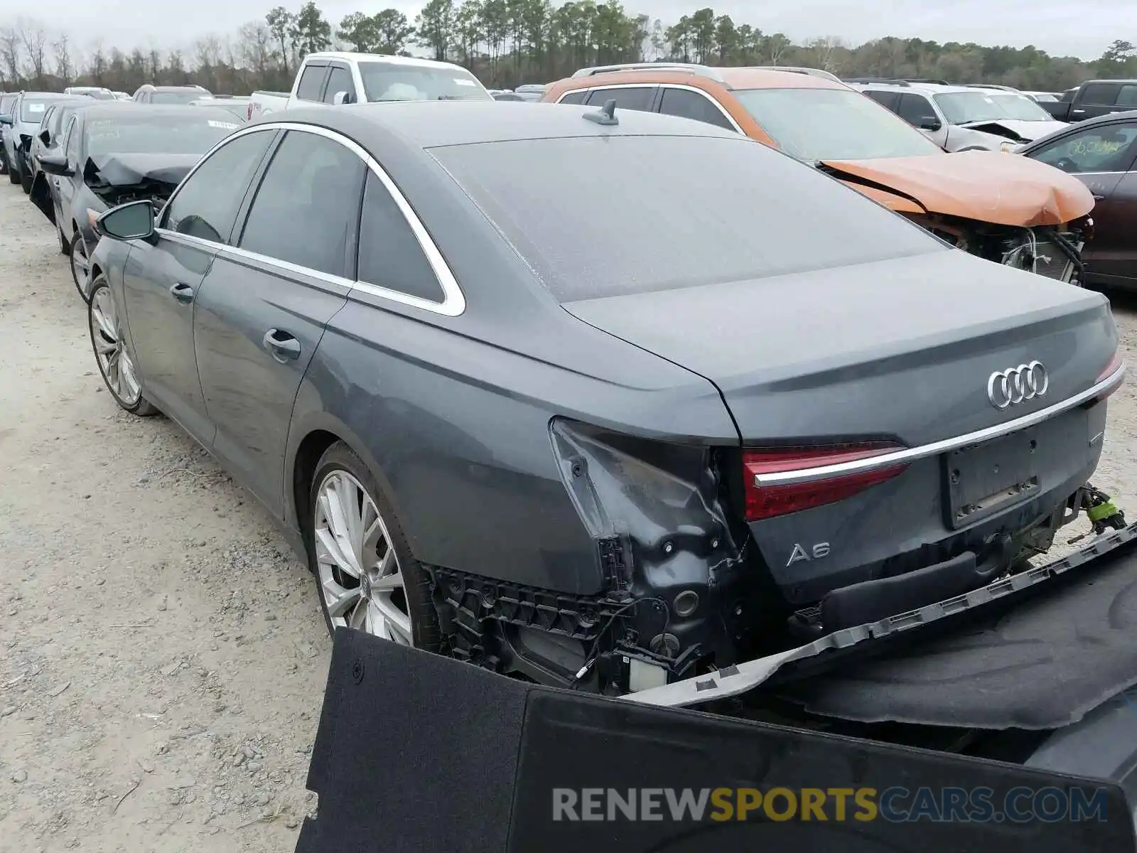 3 Photograph of a damaged car WAUM2AF21KN053495 AUDI A6 2019