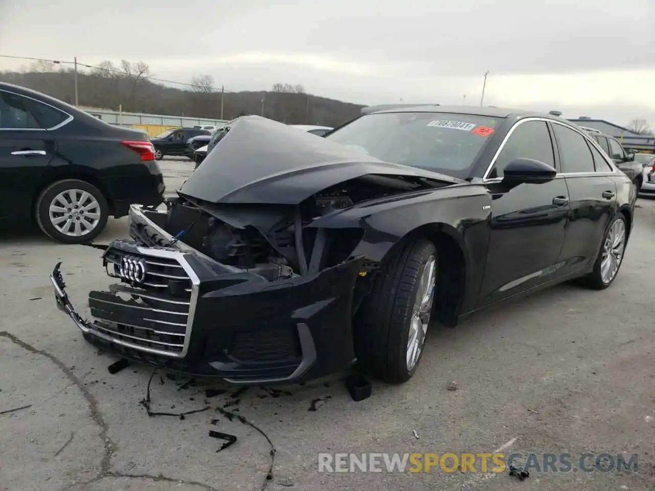 2 Photograph of a damaged car WAUM2AF21KN090062 AUDI A6 2019