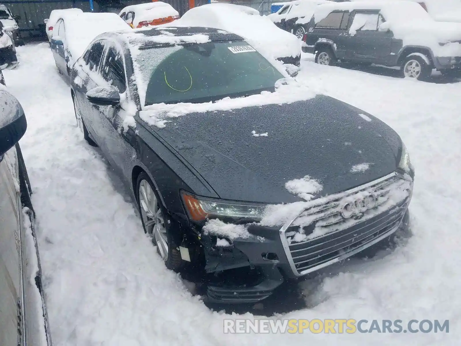 1 Photograph of a damaged car WAUM2AF22KN026340 AUDI A6 2019