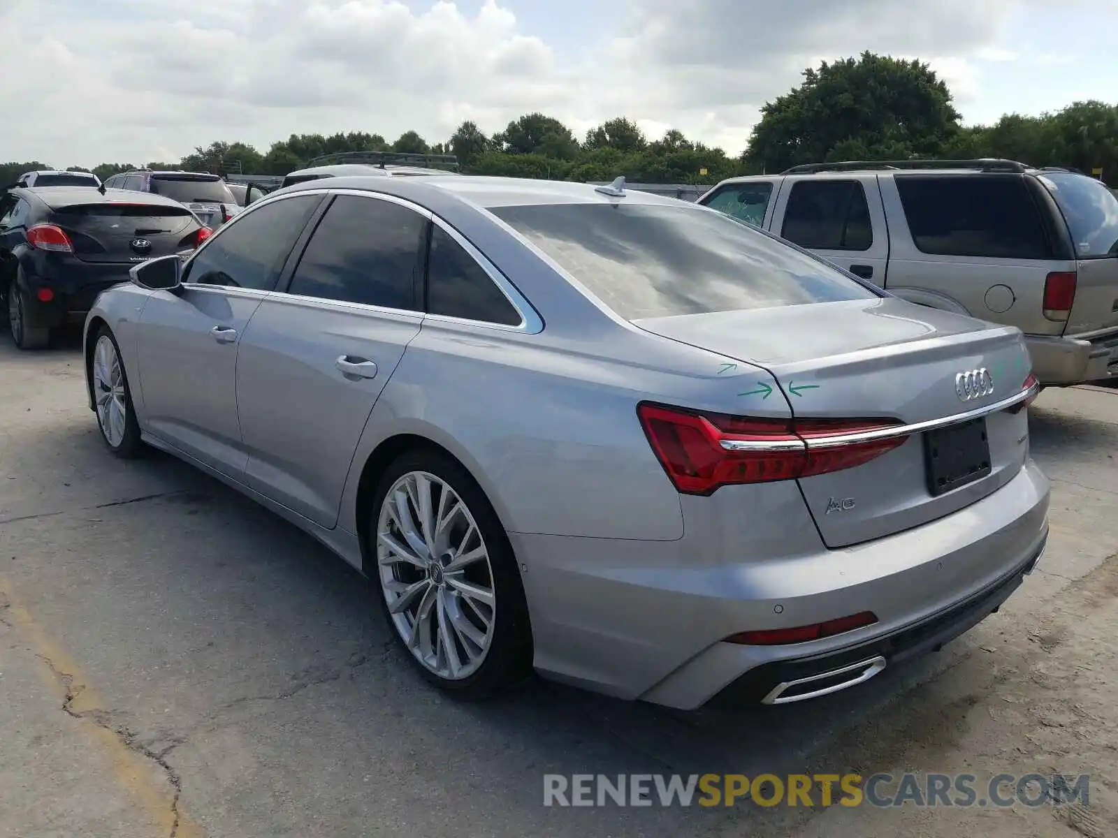 3 Photograph of a damaged car WAUM2AF22KN045230 AUDI A6 2019