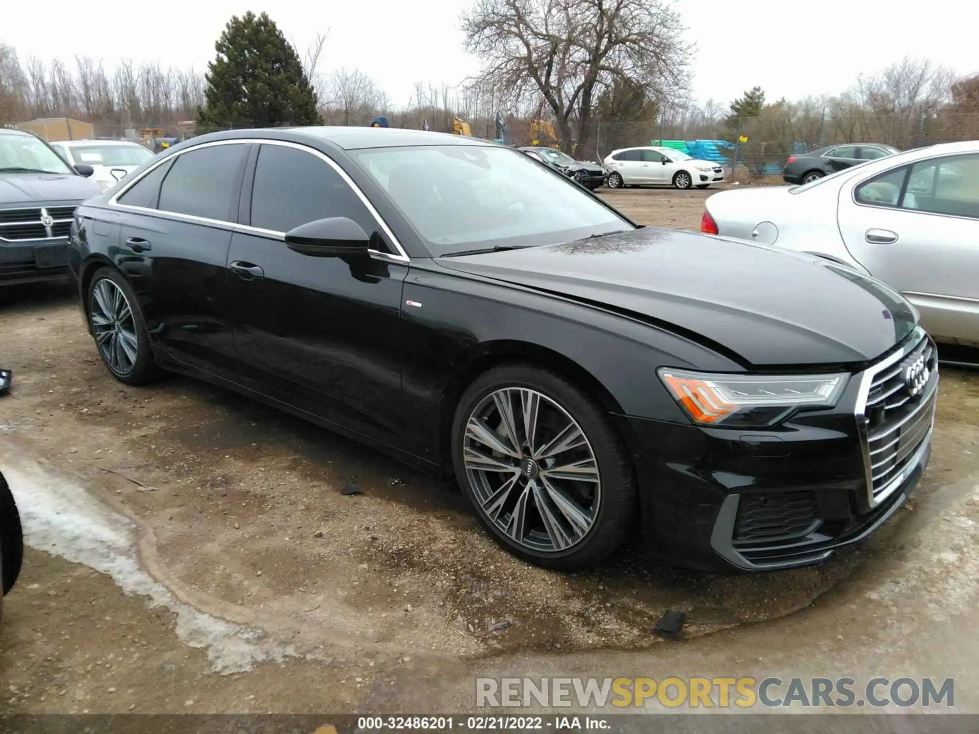 1 Photograph of a damaged car WAUM2AF22KN100338 AUDI A6 2019