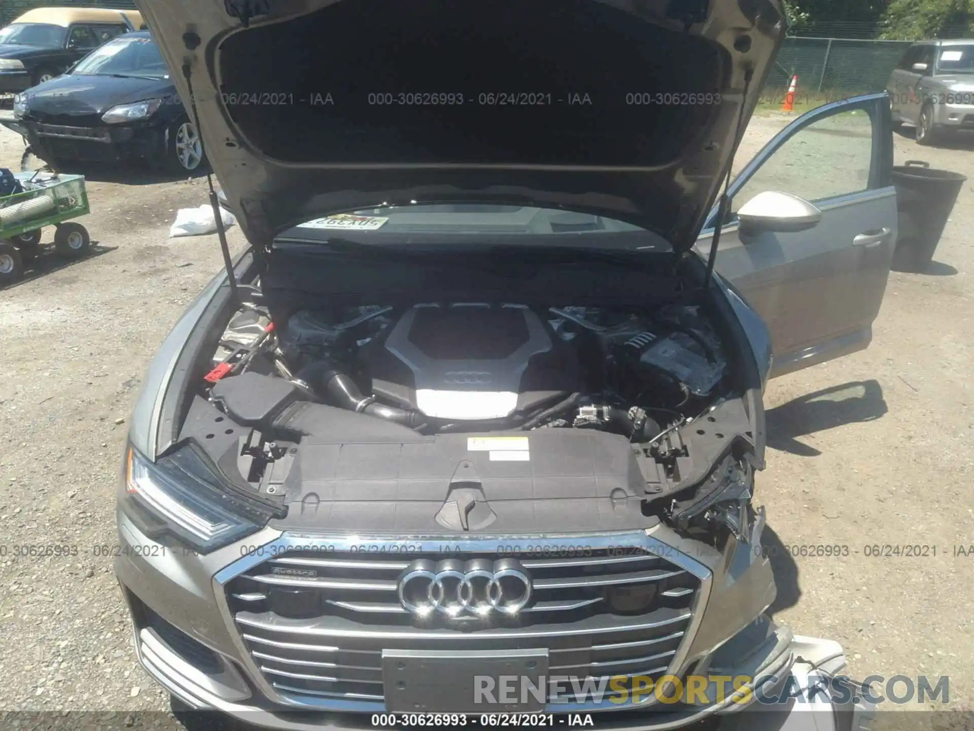 10 Photograph of a damaged car WAUM2AF22KN100954 AUDI A6 2019