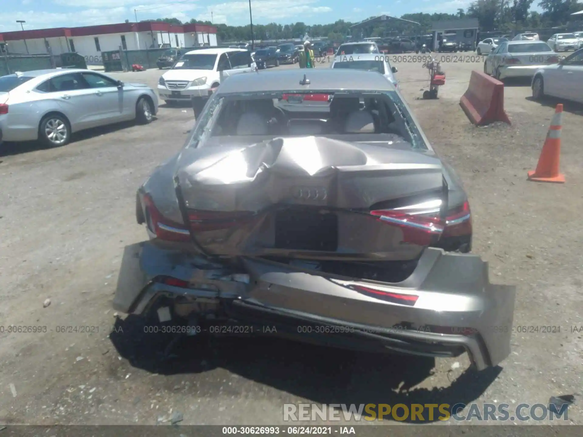 6 Photograph of a damaged car WAUM2AF22KN100954 AUDI A6 2019