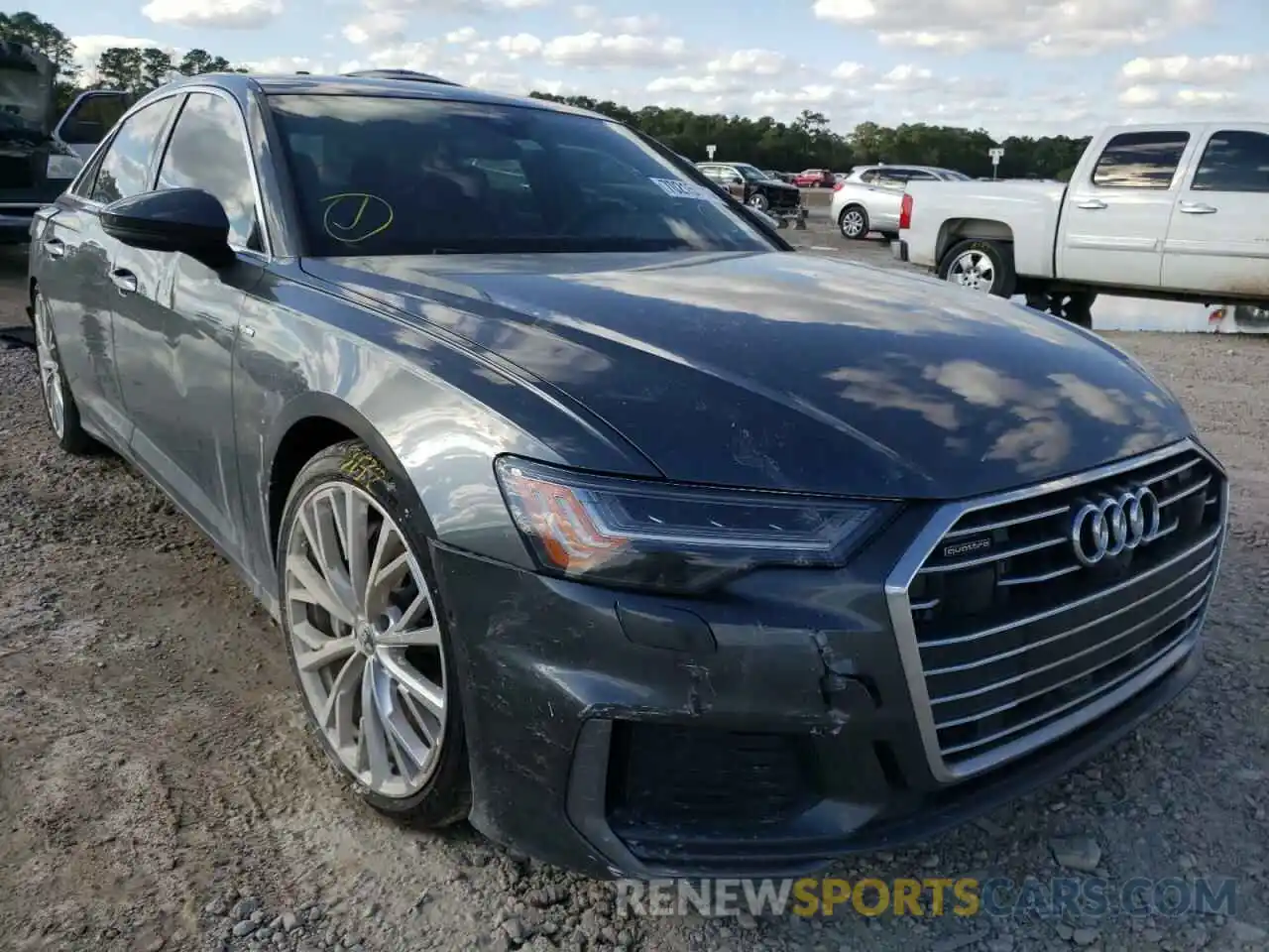 1 Photograph of a damaged car WAUM2AF23KN017789 AUDI A6 2019