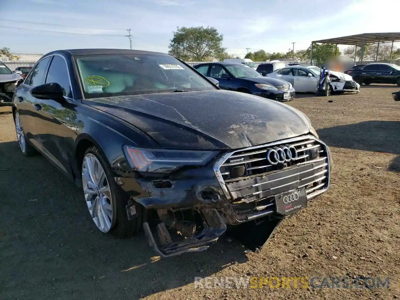 1 Фотография поврежденного автомобиля WAUM2AF23KN052414 AUDI A6 2019