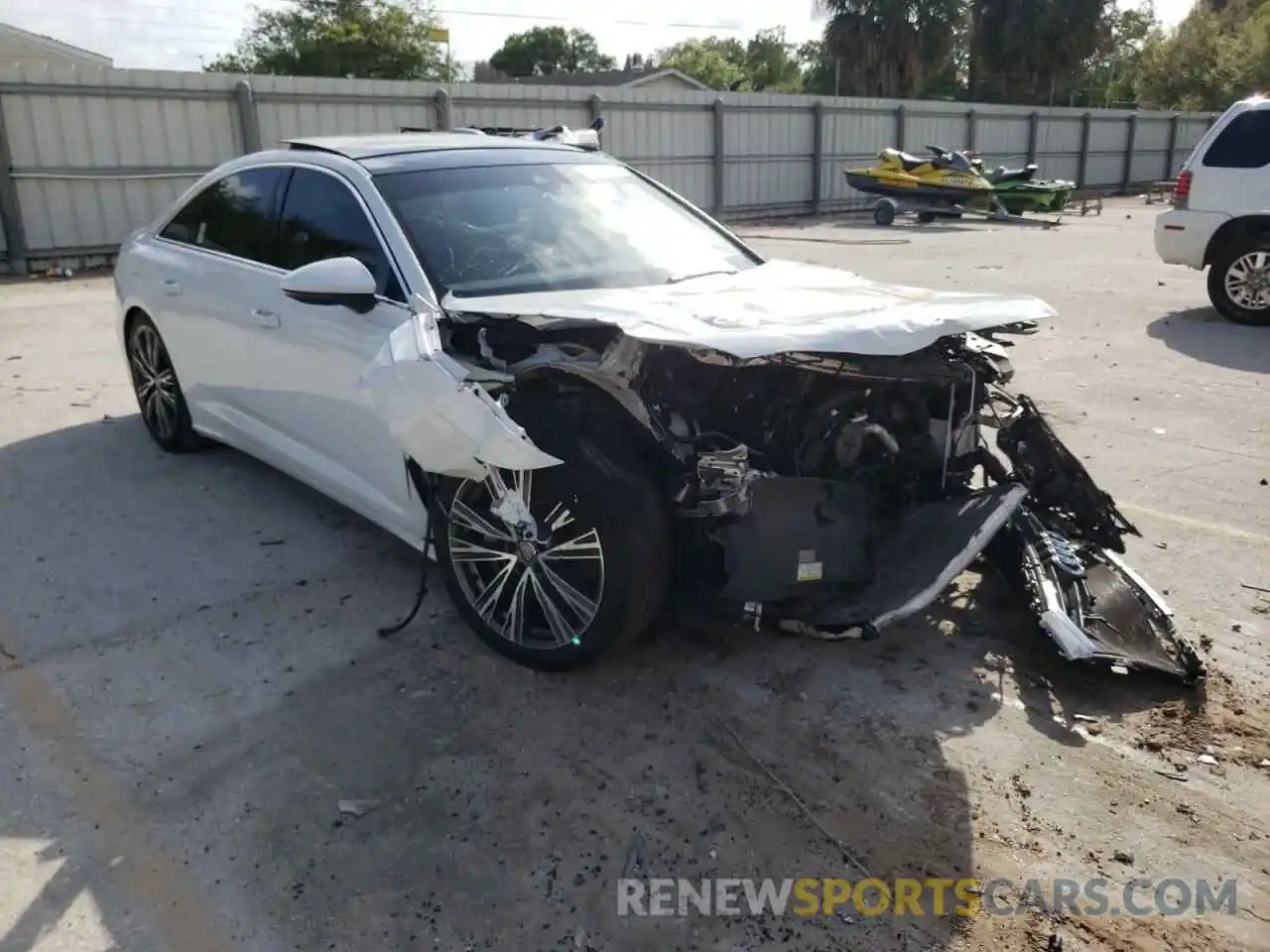 1 Photograph of a damaged car WAUM2AF23KN076809 AUDI A6 2019