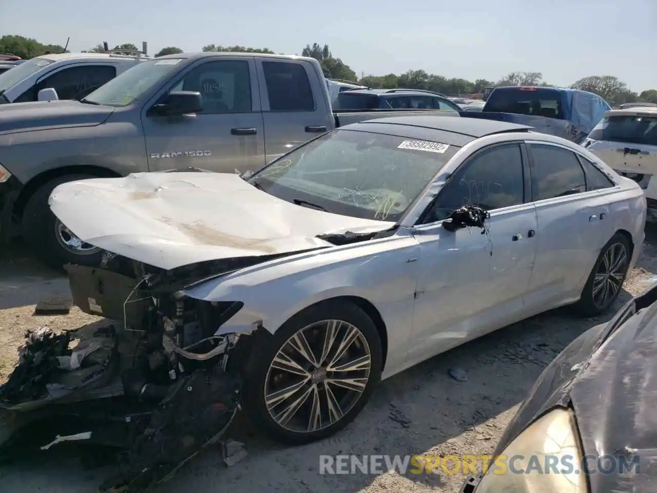 2 Photograph of a damaged car WAUM2AF23KN076809 AUDI A6 2019