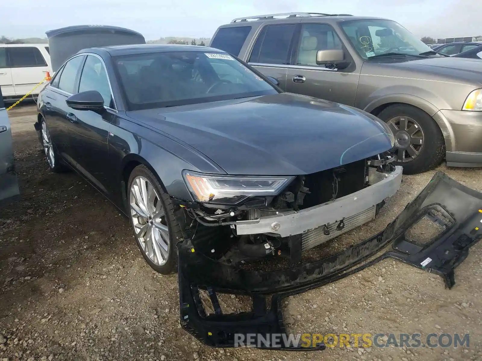 1 Photograph of a damaged car WAUM2AF24KN032687 AUDI A6 2019