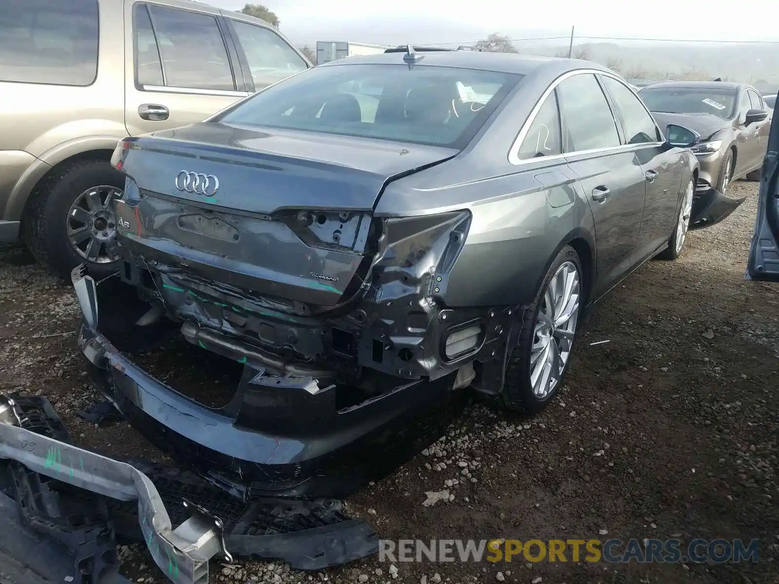 4 Фотография поврежденного автомобиля WAUM2AF24KN032687 AUDI A6 2019