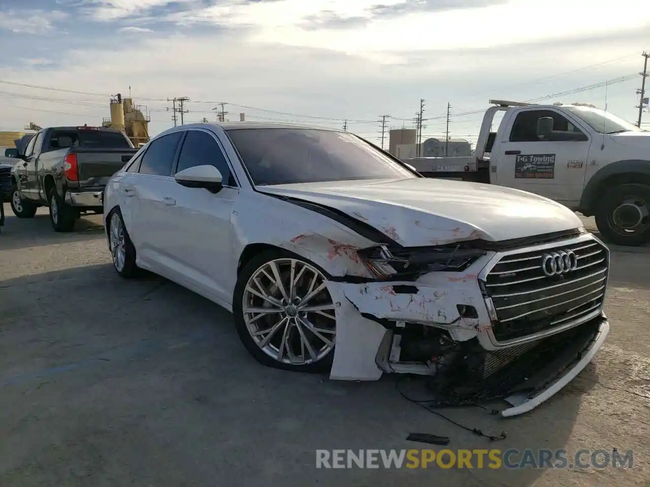 1 Photograph of a damaged car WAUM2AF24KN032737 AUDI A6 2019