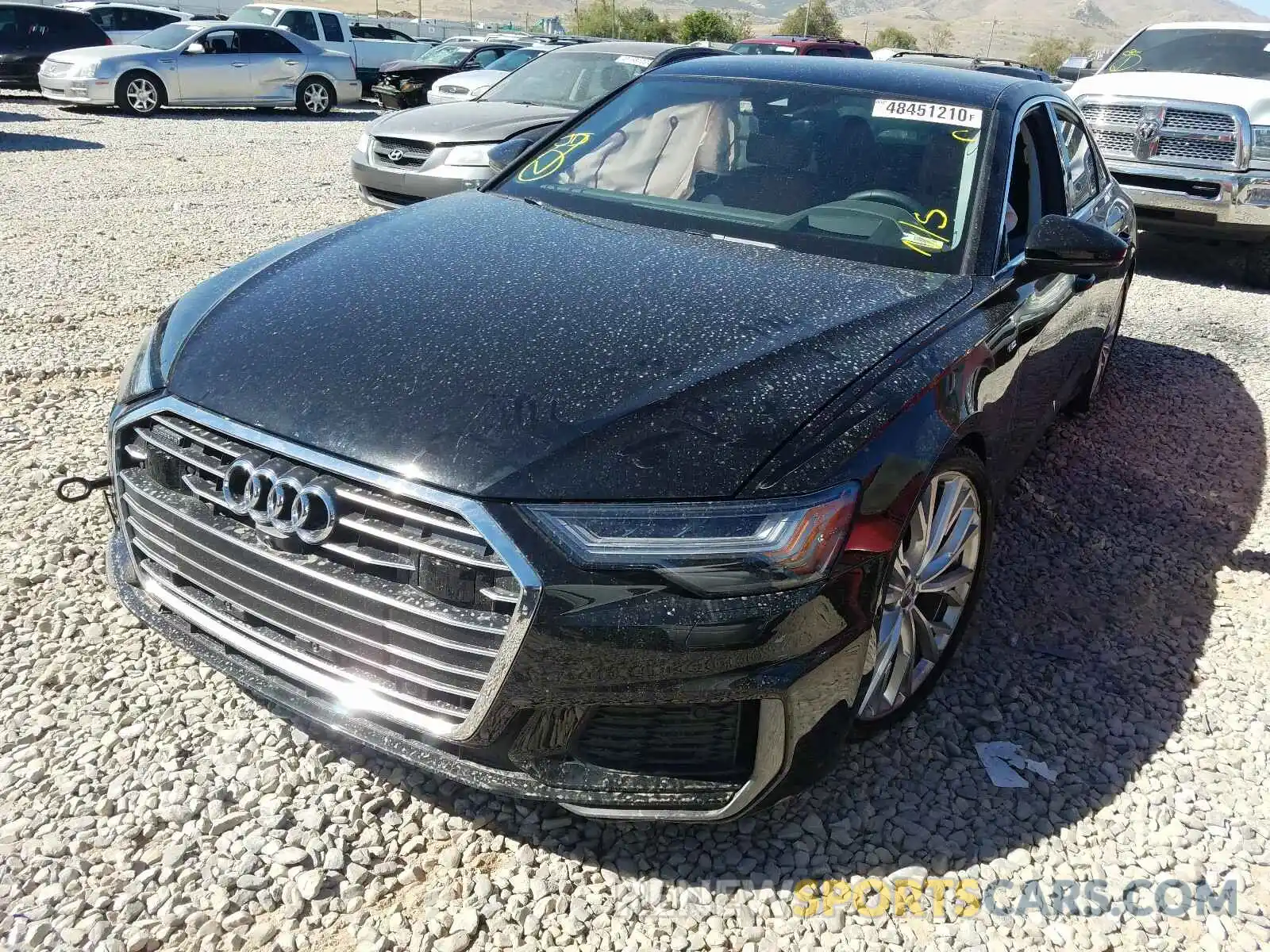 2 Photograph of a damaged car WAUM2AF24KN040014 AUDI A6 2019