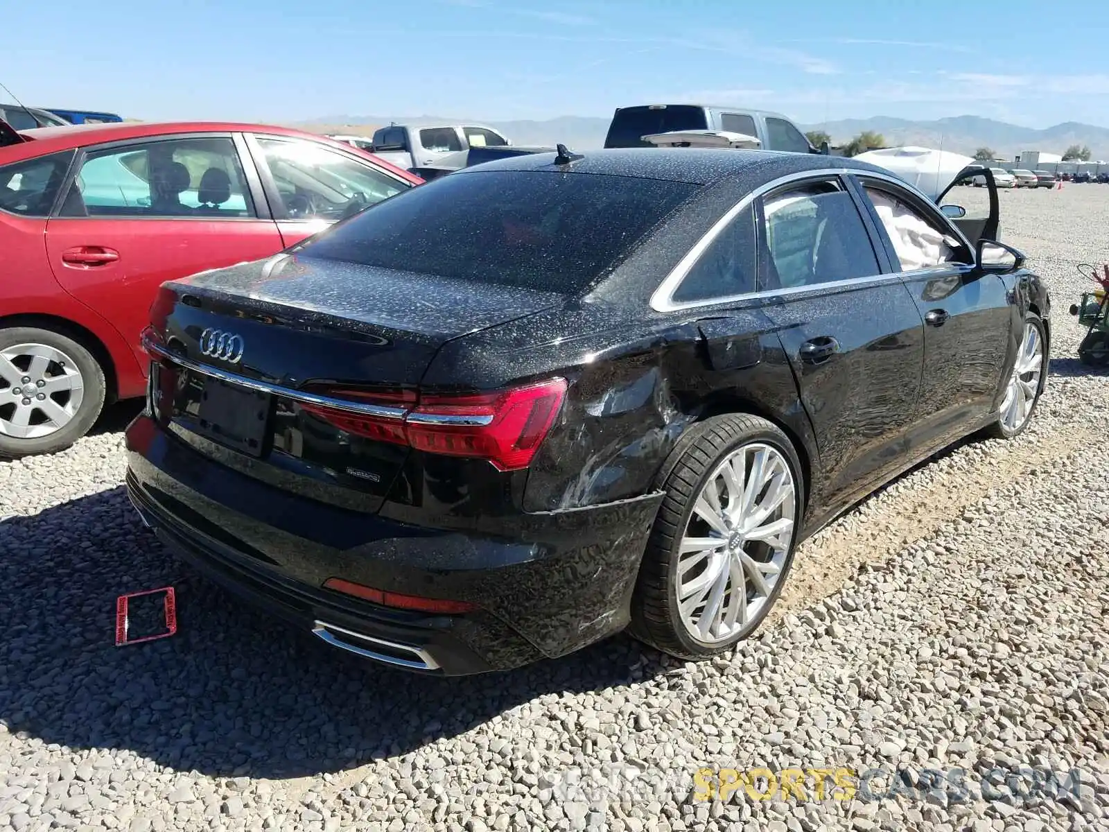 4 Photograph of a damaged car WAUM2AF24KN040014 AUDI A6 2019