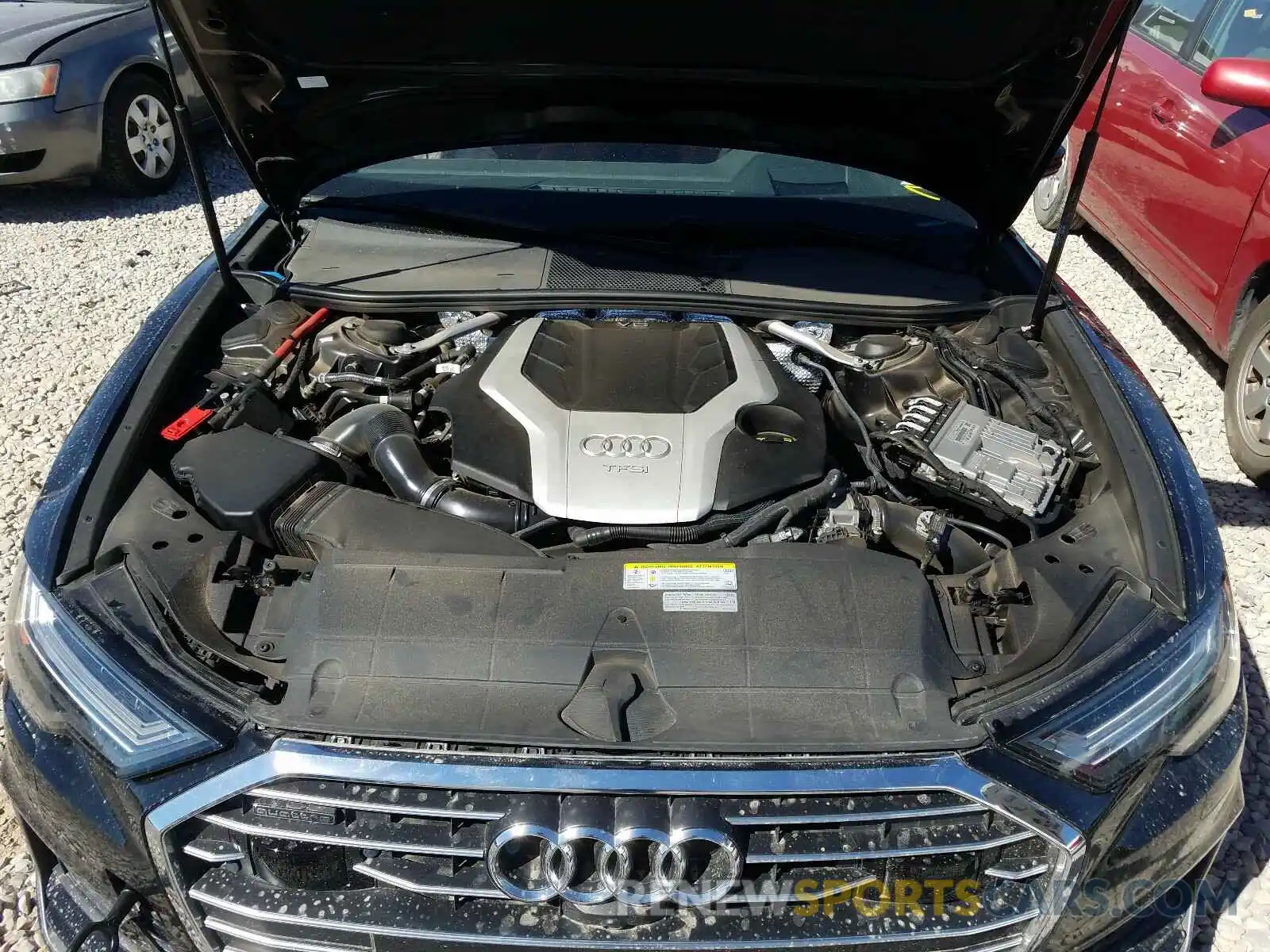 7 Photograph of a damaged car WAUM2AF24KN040014 AUDI A6 2019