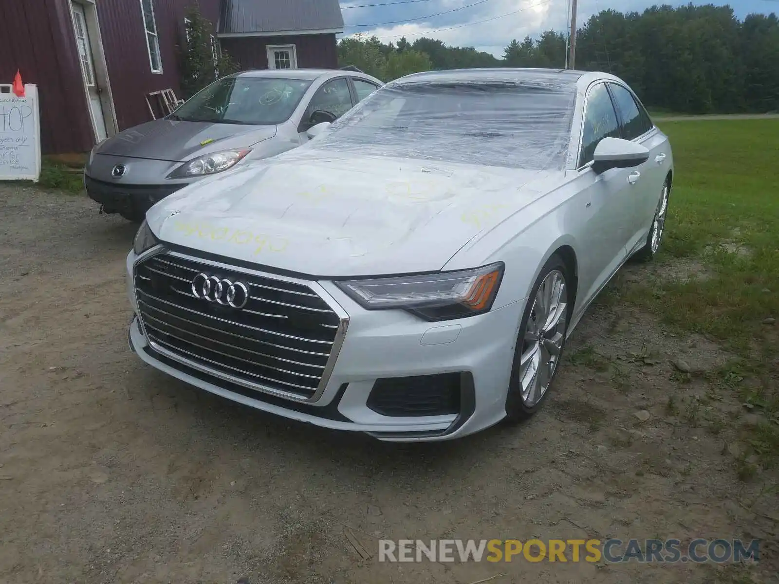 2 Photograph of a damaged car WAUM2AF25KN033136 AUDI A6 2019