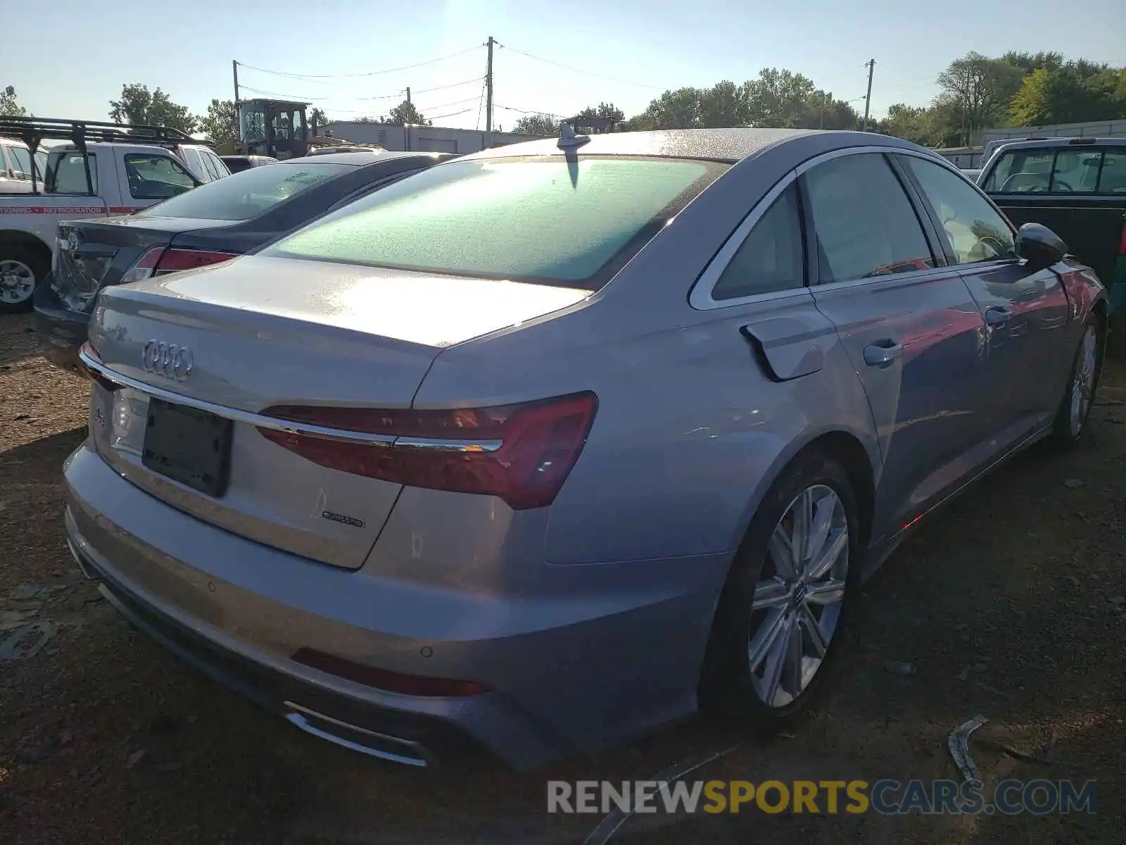 4 Photograph of a damaged car WAUM2AF25KN037641 AUDI A6 2019