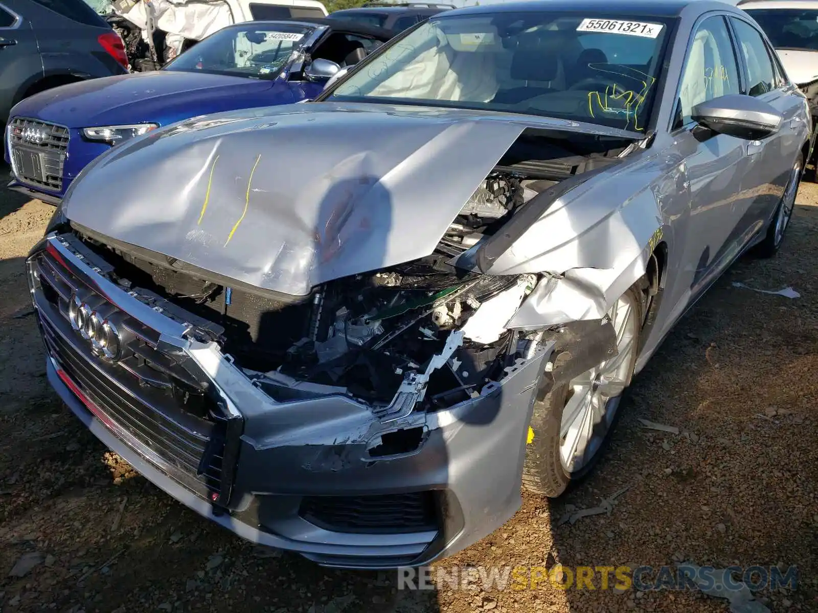 9 Photograph of a damaged car WAUM2AF25KN037641 AUDI A6 2019