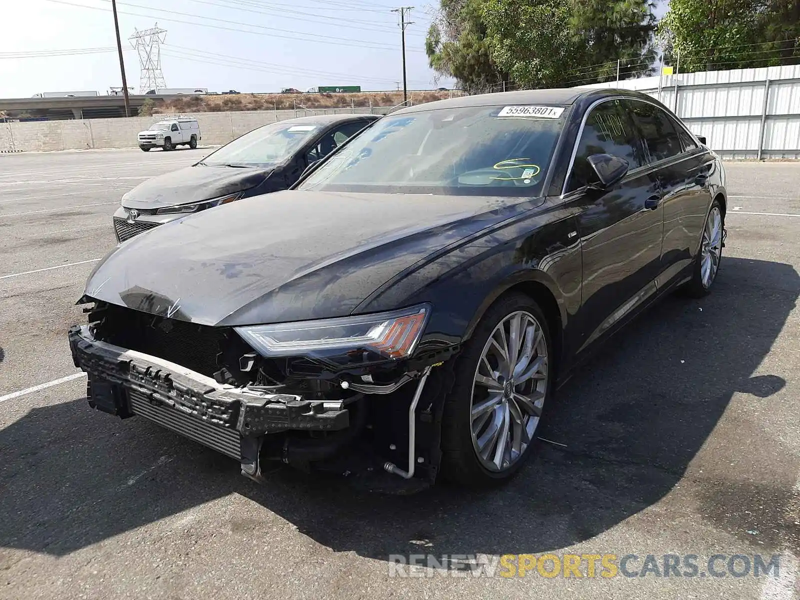 2 Photograph of a damaged car WAUM2AF26KN031881 AUDI A6 2019